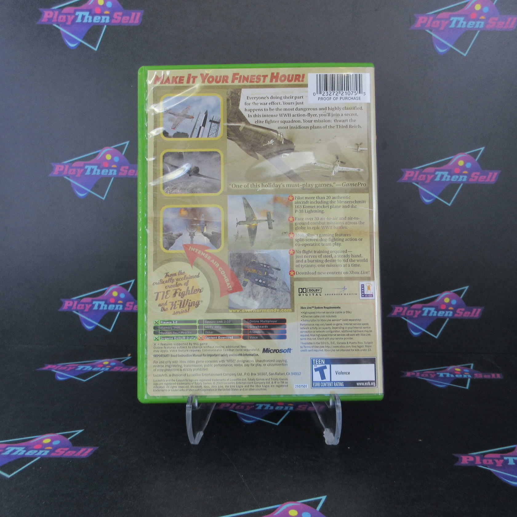 Secret Weapons Over Normandy Xbox - Like New