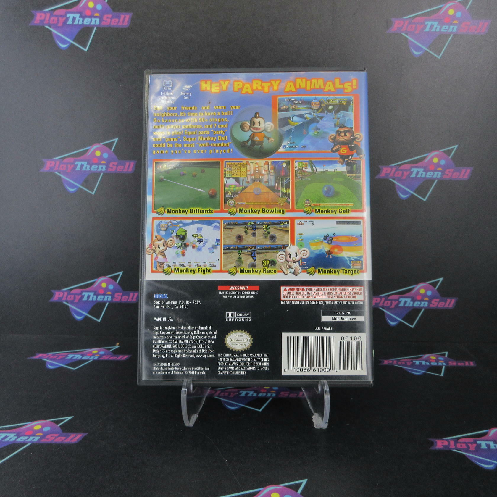 Super Monkey Ball Nintendo Gamecube - Very Good