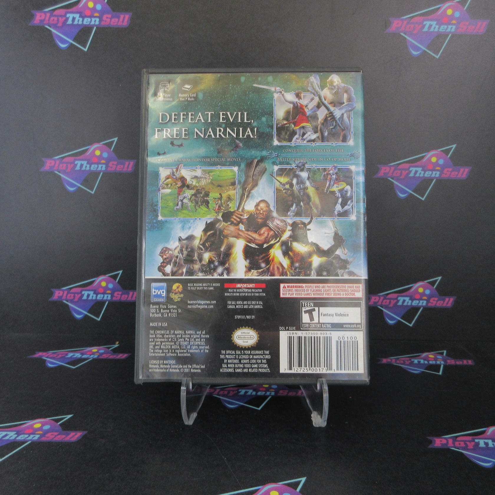 Chronicles of Narnia The Lion, The Witch, and The Wardrobe Nintendo Gamecube - Very Good