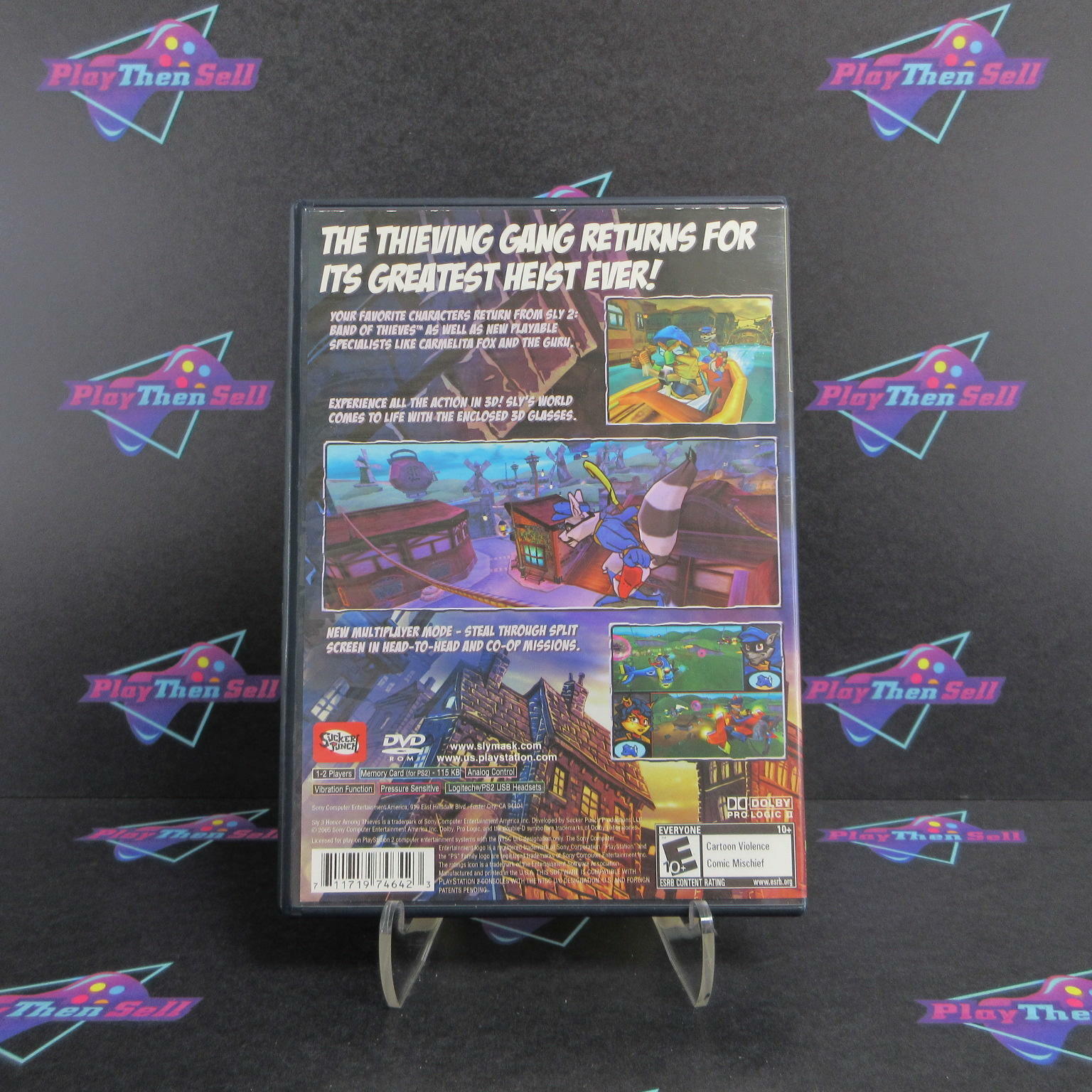 Sly 3 Honor Among Thieves - PS2 PlayStation 2 - Very Good