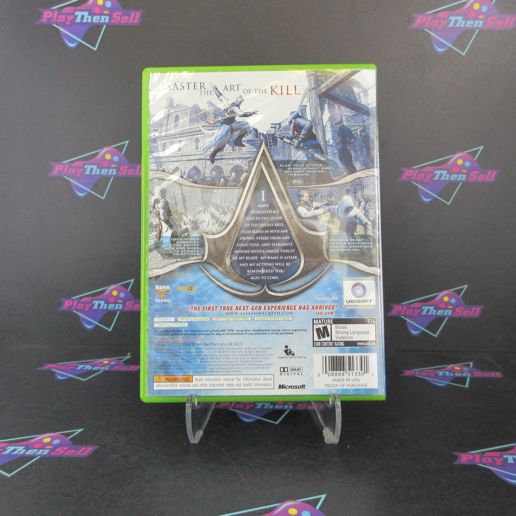 Assassin's Creed Xbox 360 + Strategy Guide - Like New