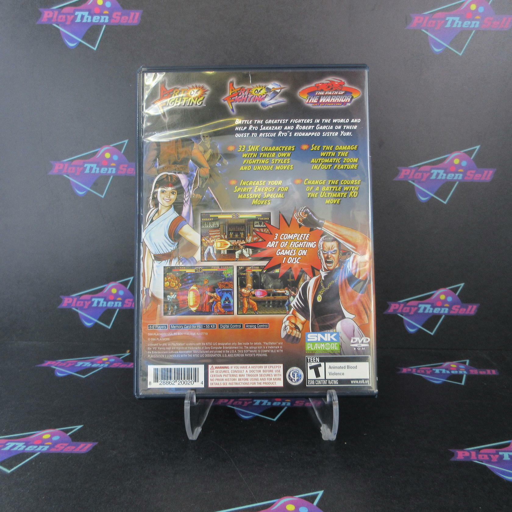 Art of Fighting Anthology PS2 PlayStation 2 - Like New