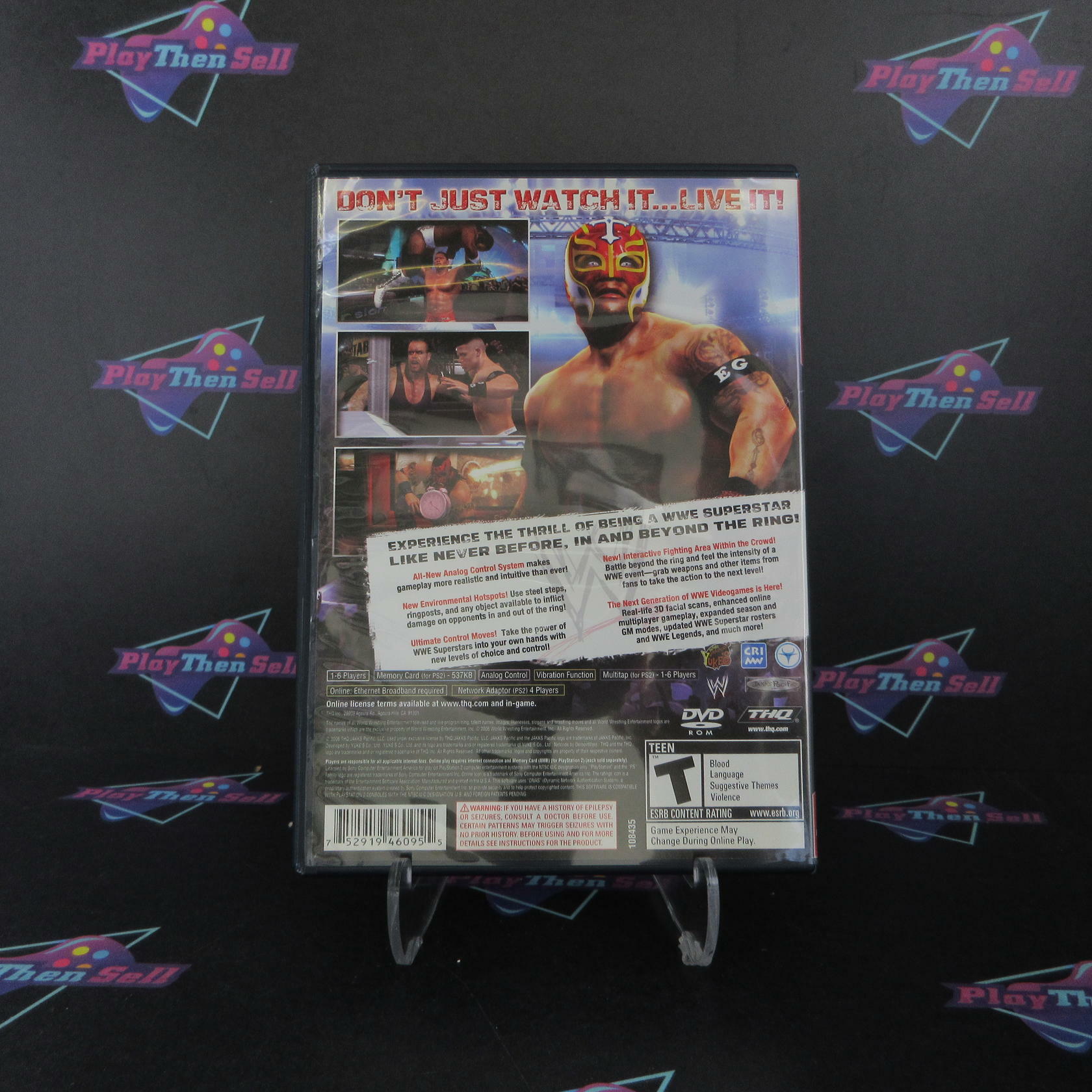 WWE SmackDown vs Raw 2007 PS2 PlayStation 2 GH - Very Good