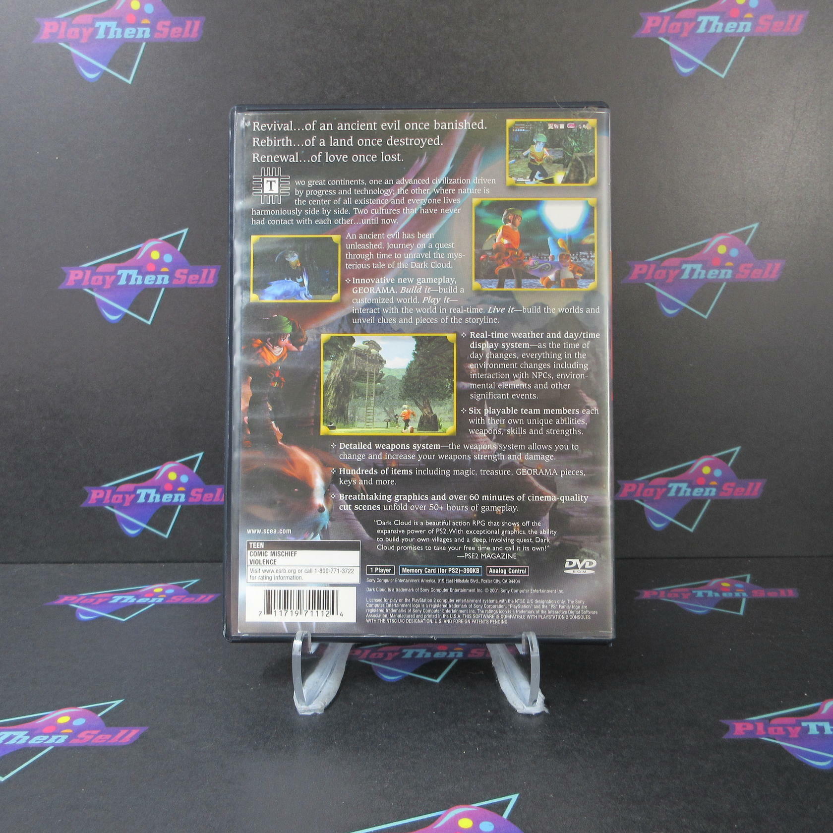 Dark Cloud PS2 PlayStation 2 - Very Good