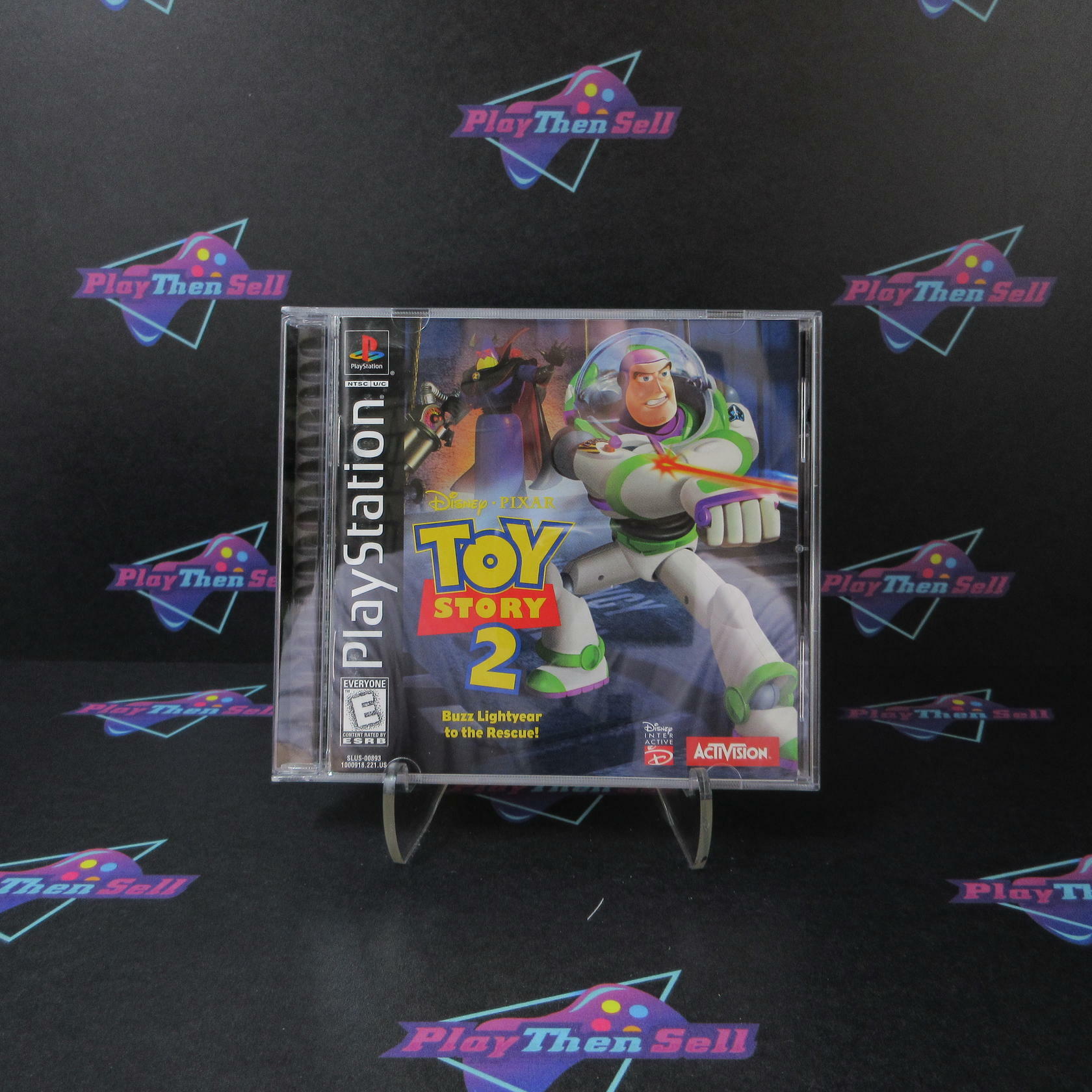 Toy Story 2 PS1 PlayStation 1 Black Label - Like New