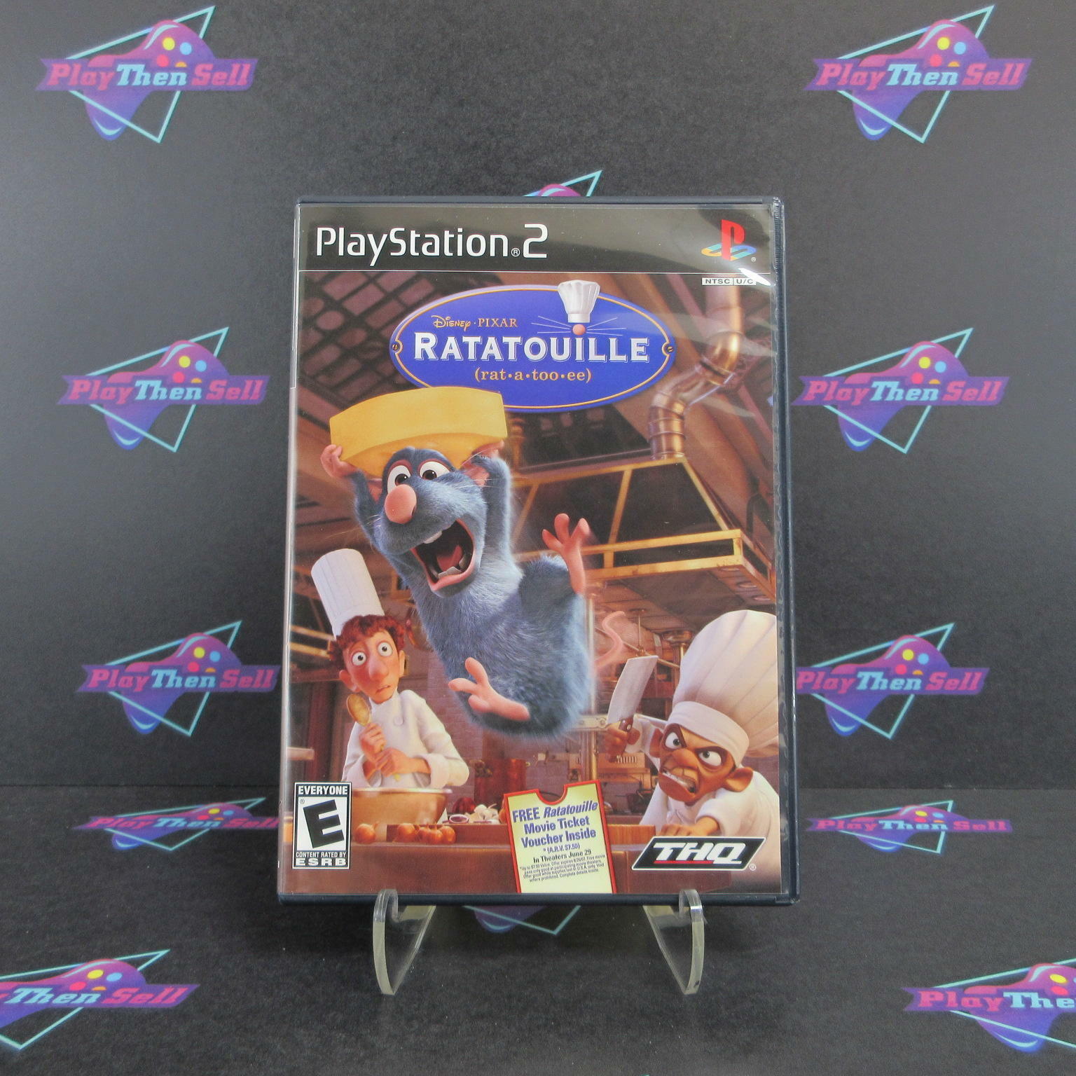 Ratatouille - PS2 PlayStation 2 + Movie Ticket Complete - Excellent