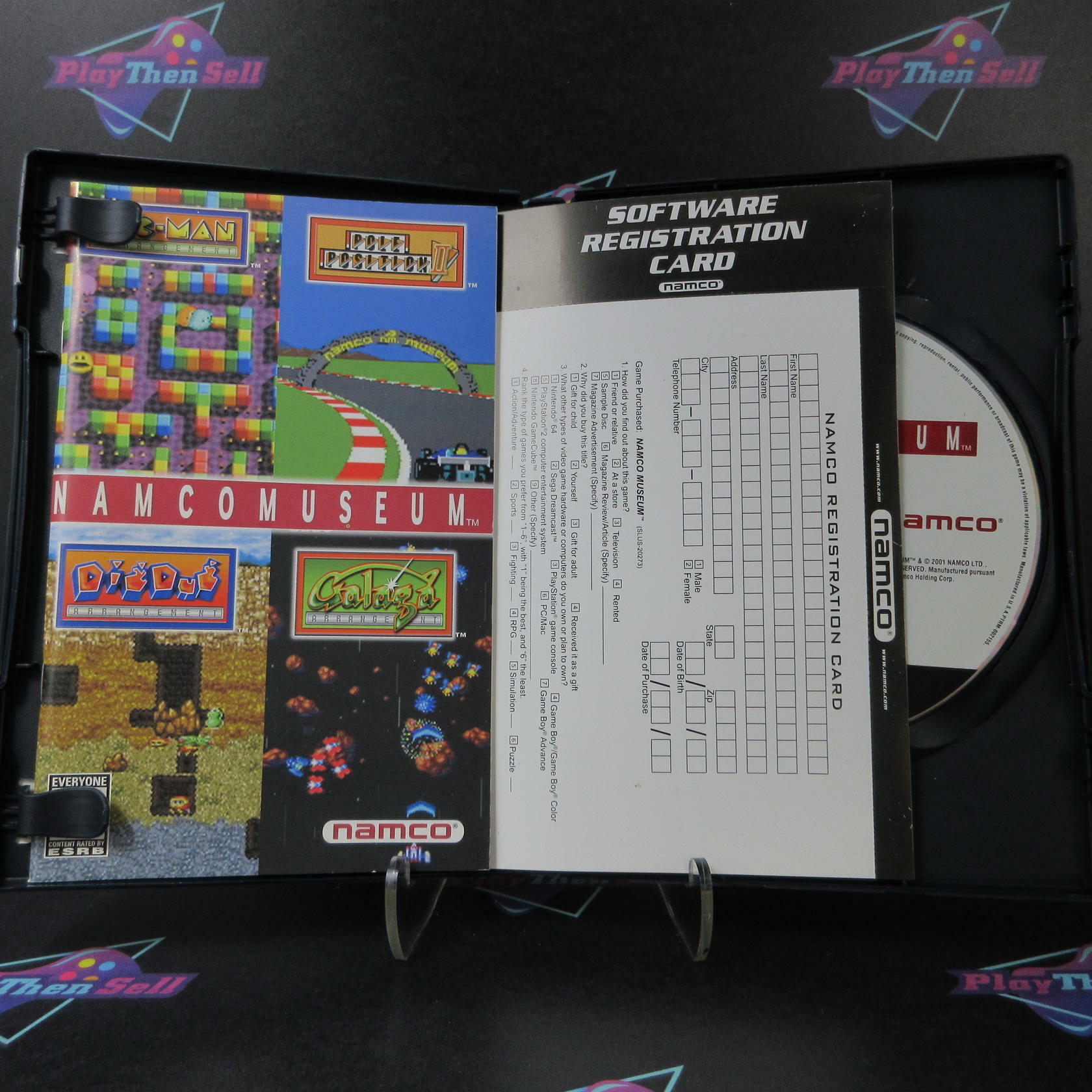Namco Mueseum - PS2 PlayStation 2 + Reg Card Complete - Excellent