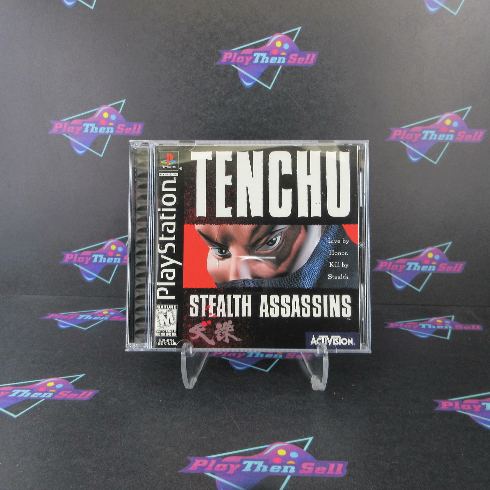Tenchu Stealth Assassins PS1 PlayStation 1 + Reg Card - Like New