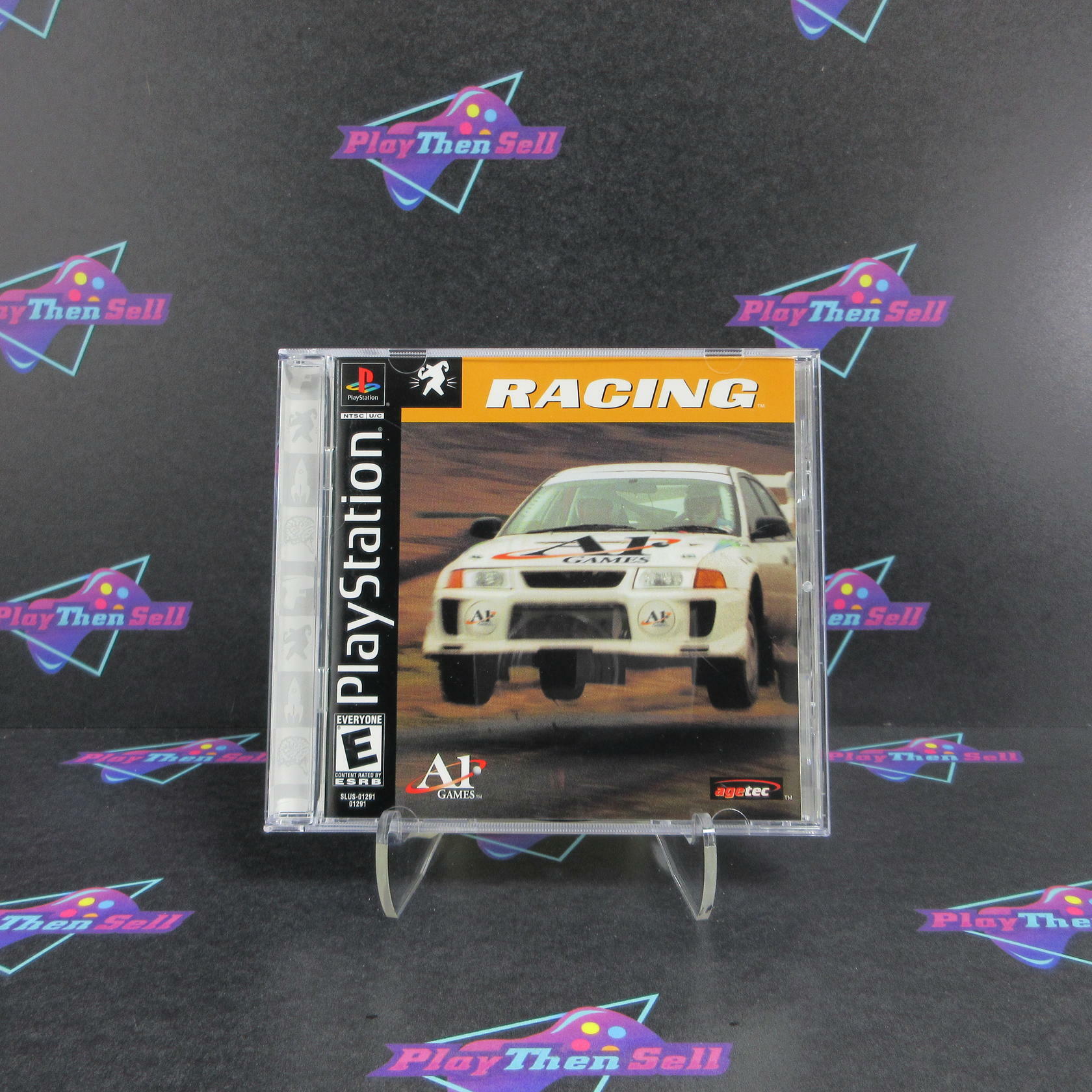 Racing PS1 PlayStation 1 + Reg Card - Like New