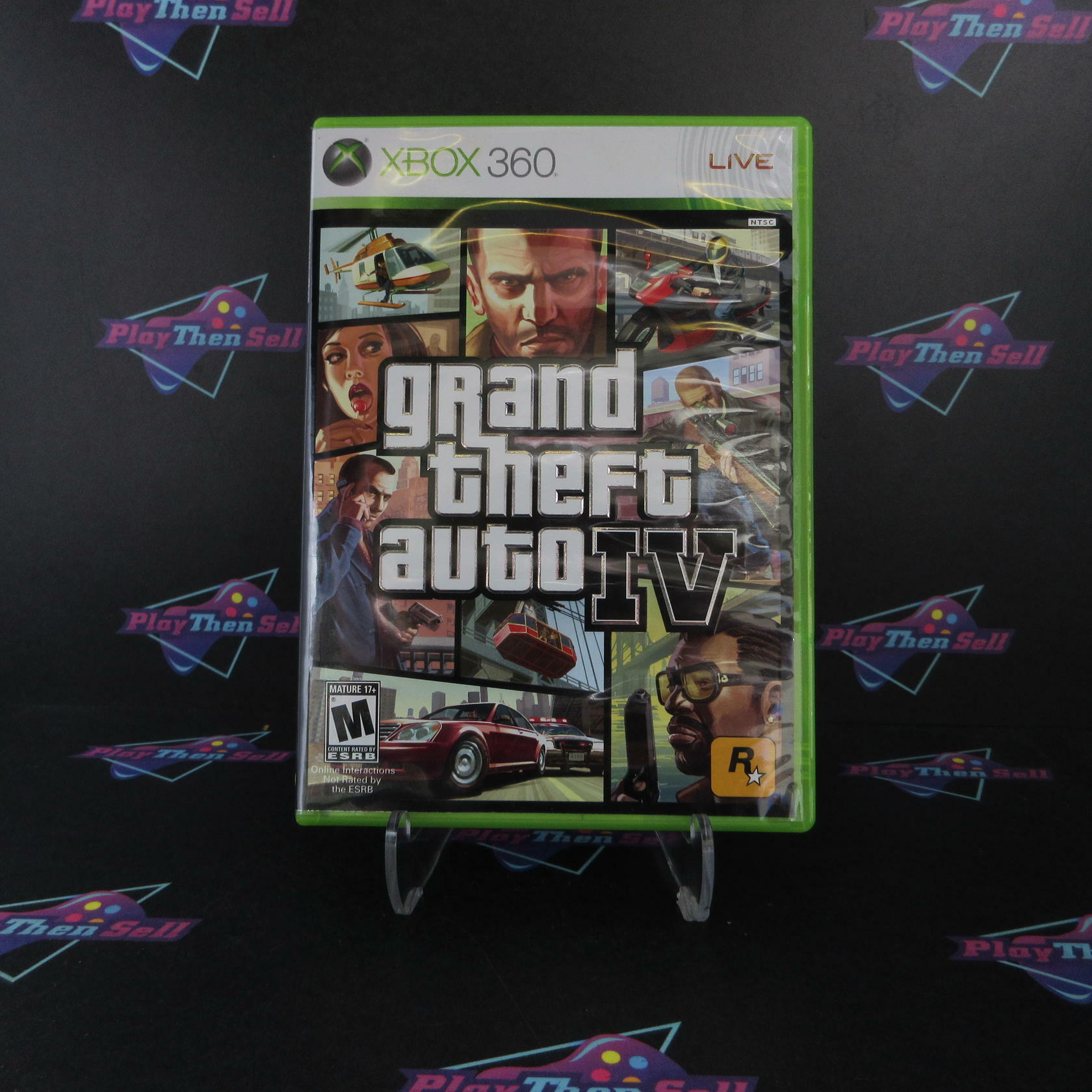 Grand Theft Auto IV - Xbox 360 + Map Complete - Excellent
