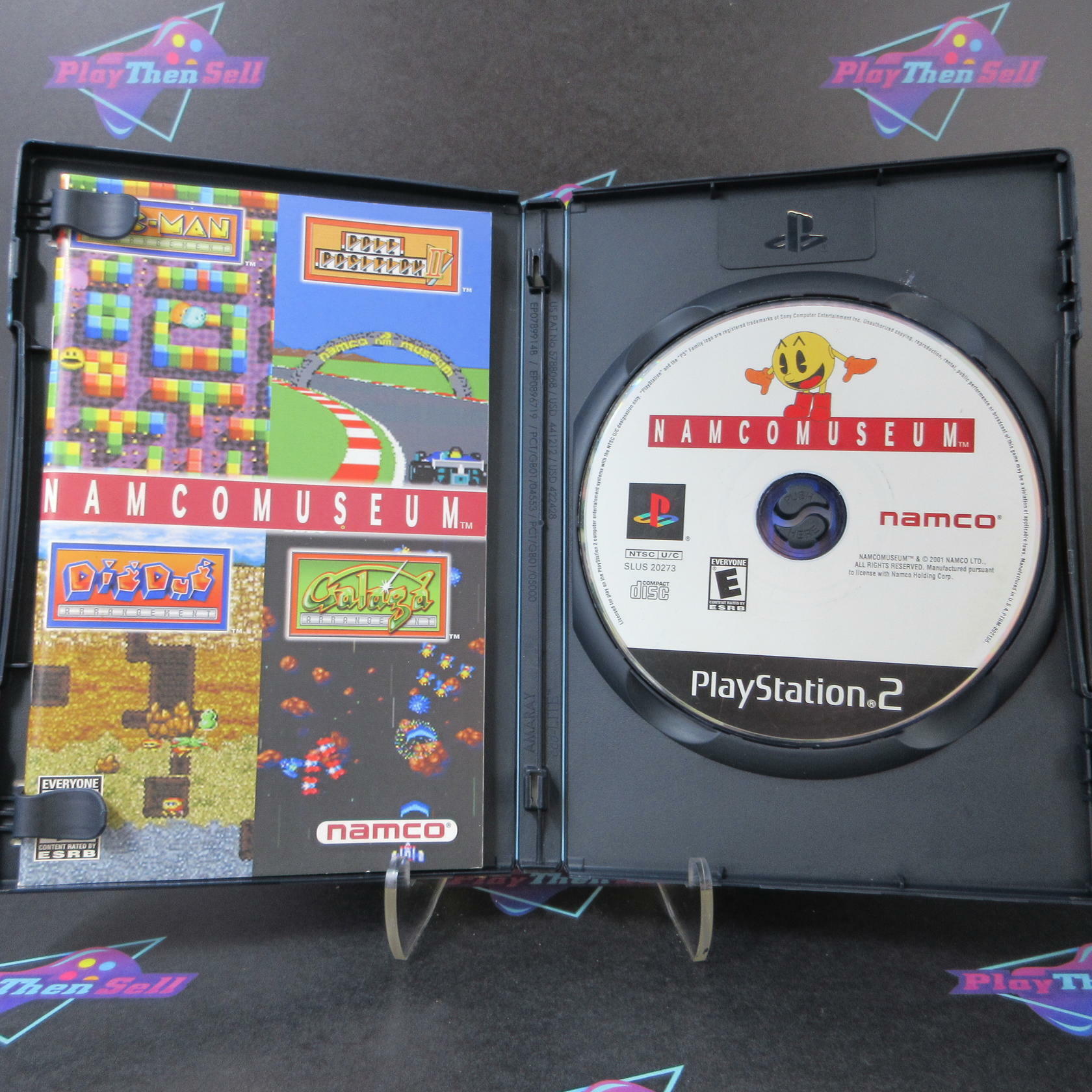 Namco Mueseum - PS2 PlayStation 2 + Reg Card Complete - Excellent