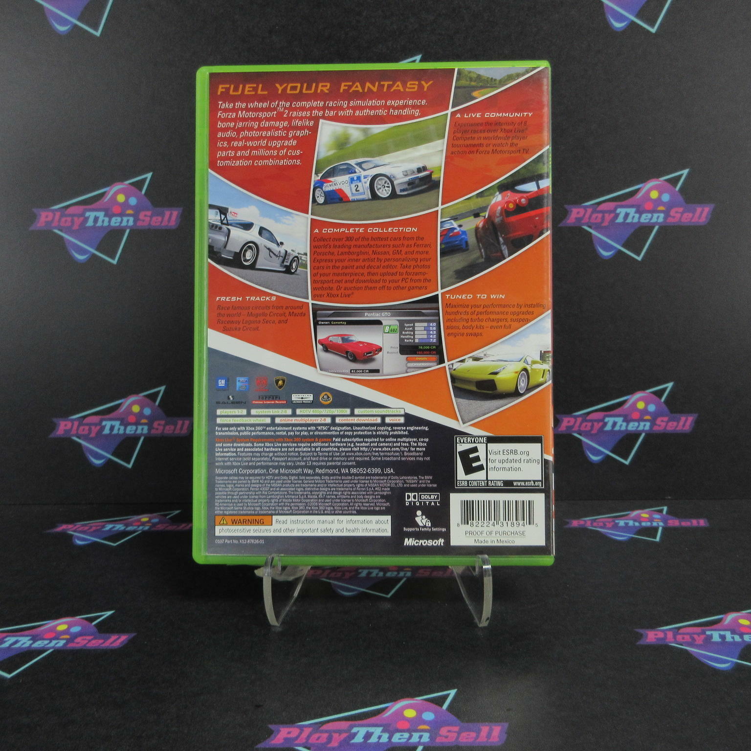 Forza Motorsport 2 Xbox 360 Complete - Excellent
