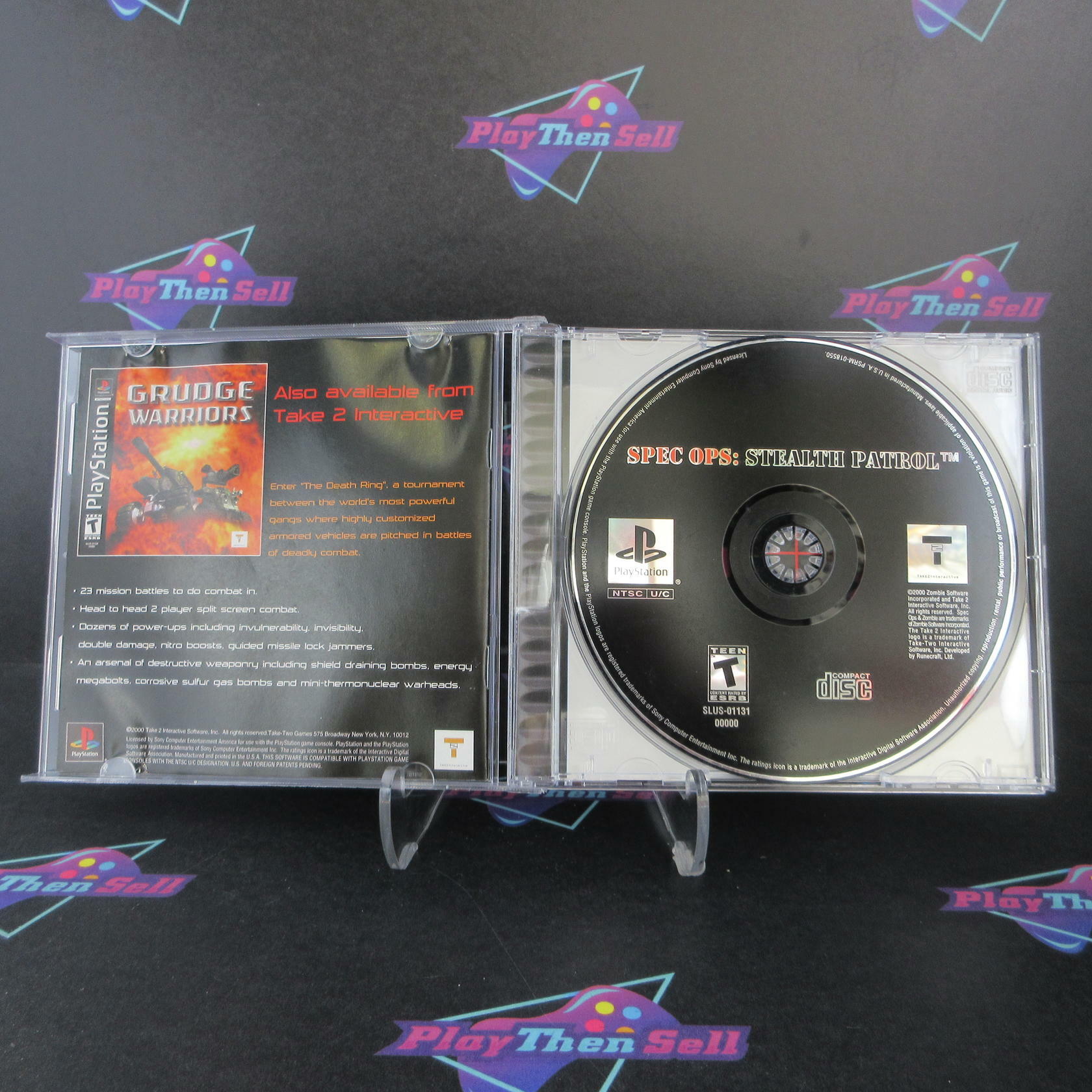 Spec Ops Stealth Patrol PS1 PlayStation 1 MD Complete CIB - Very Good