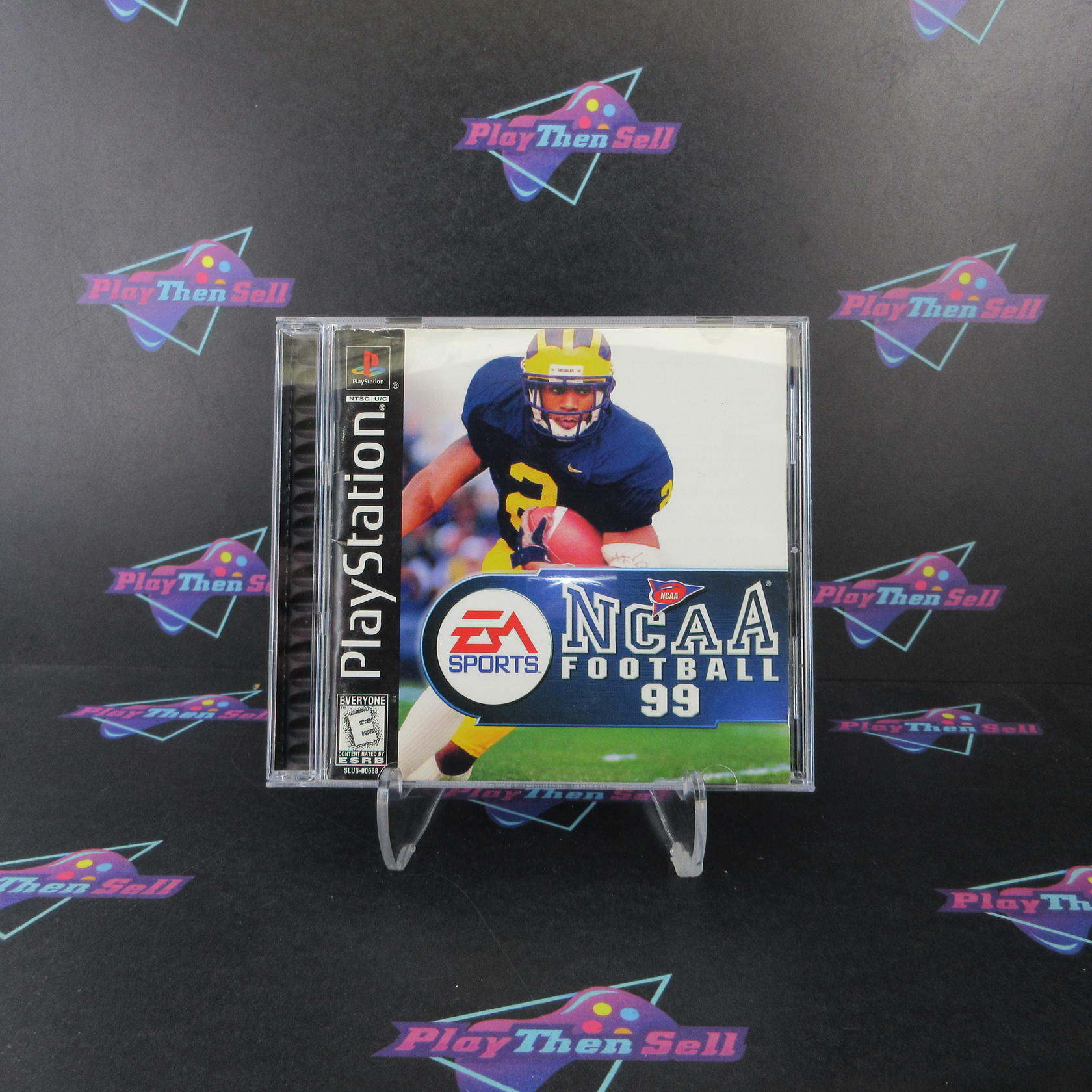 NCAA Football 99 PS1 PlayStation 1 MD/DD + Reg Card Complete CIB - Very Good