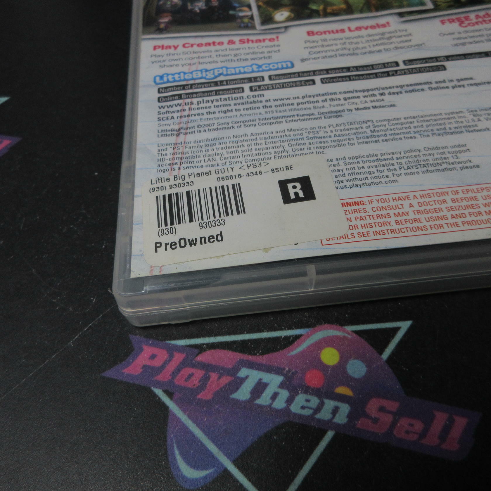 Little Big Planet GOTY PS3 PlayStation 3 AD/NM - Very Good