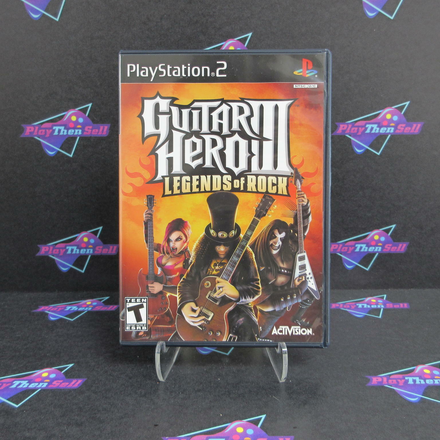 Guitar Hero III 3 Legends of Rock PS2 PlayStation 2 Complete - Excellent