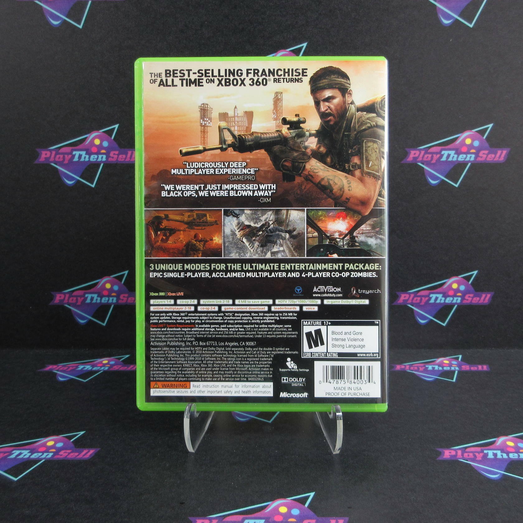 Call of Duty Black Ops - Xbox 360 Complete - Excellent