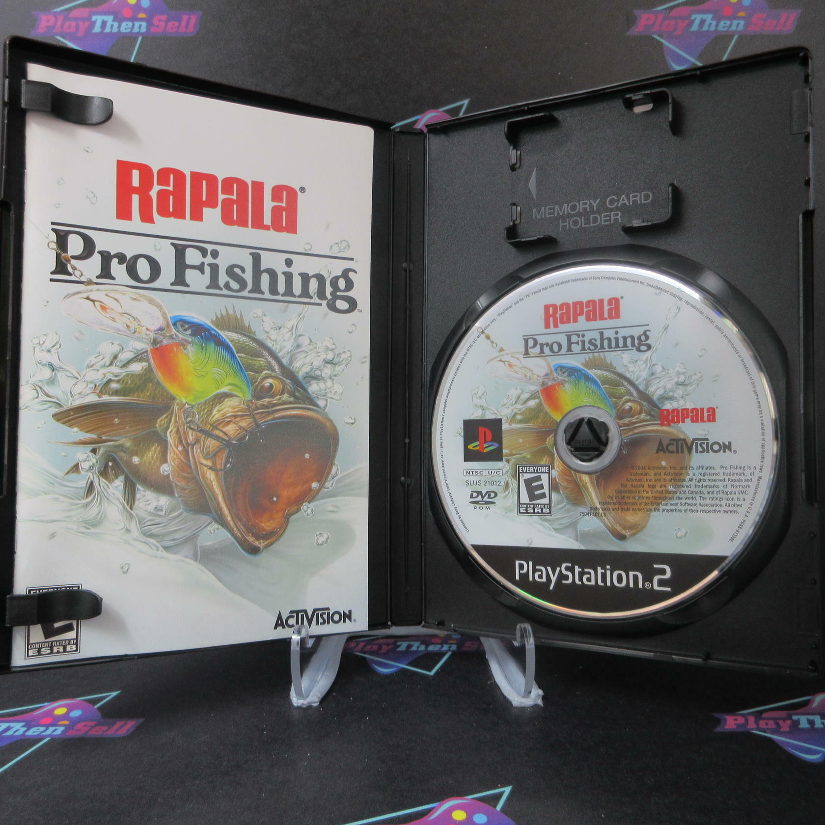 Rapalas Pro Fishing PS2 PlayStation 2 + Reg Card - Like New