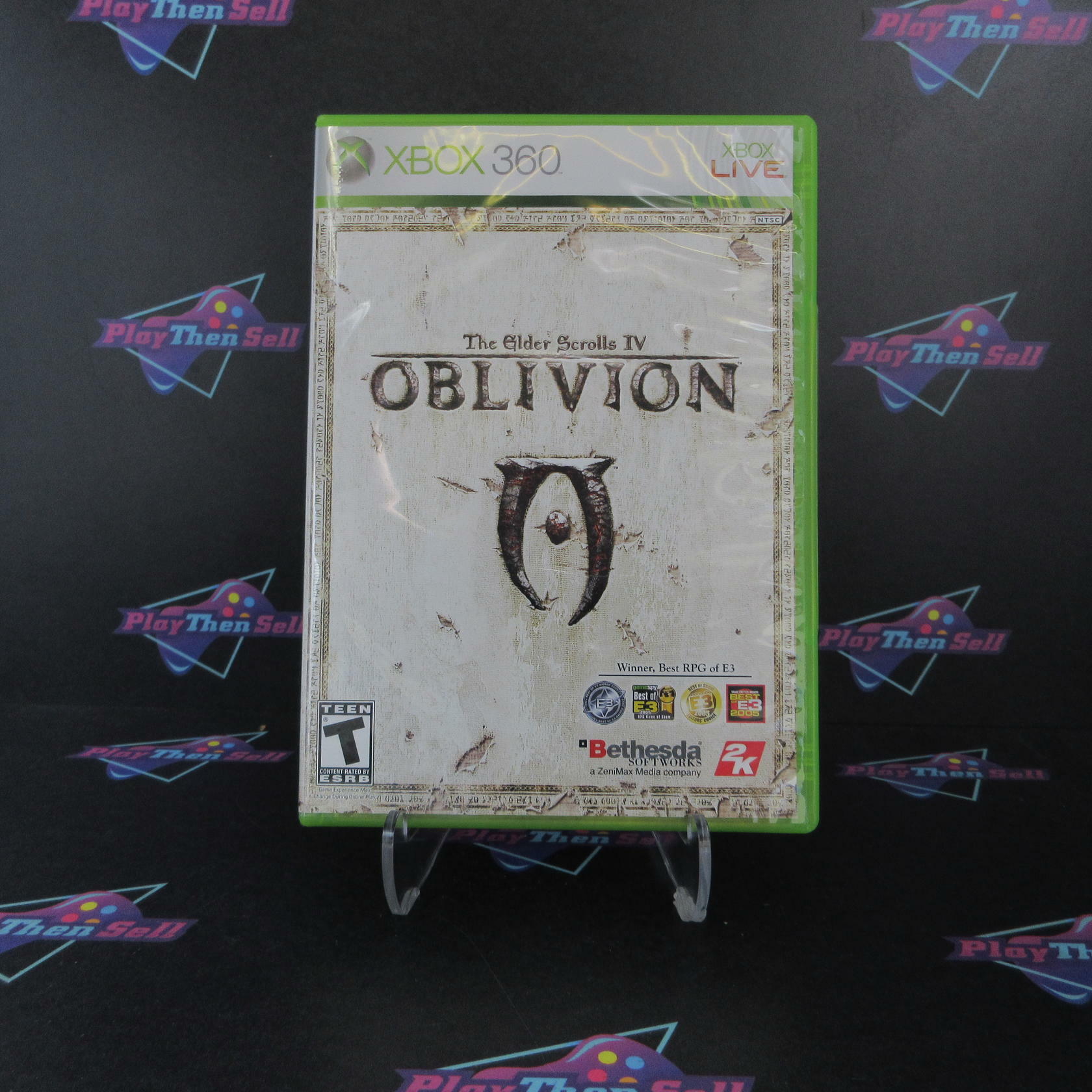 Elder Scrolls IV Oblivion - Xbox 360 + Map - Complete - Excellent