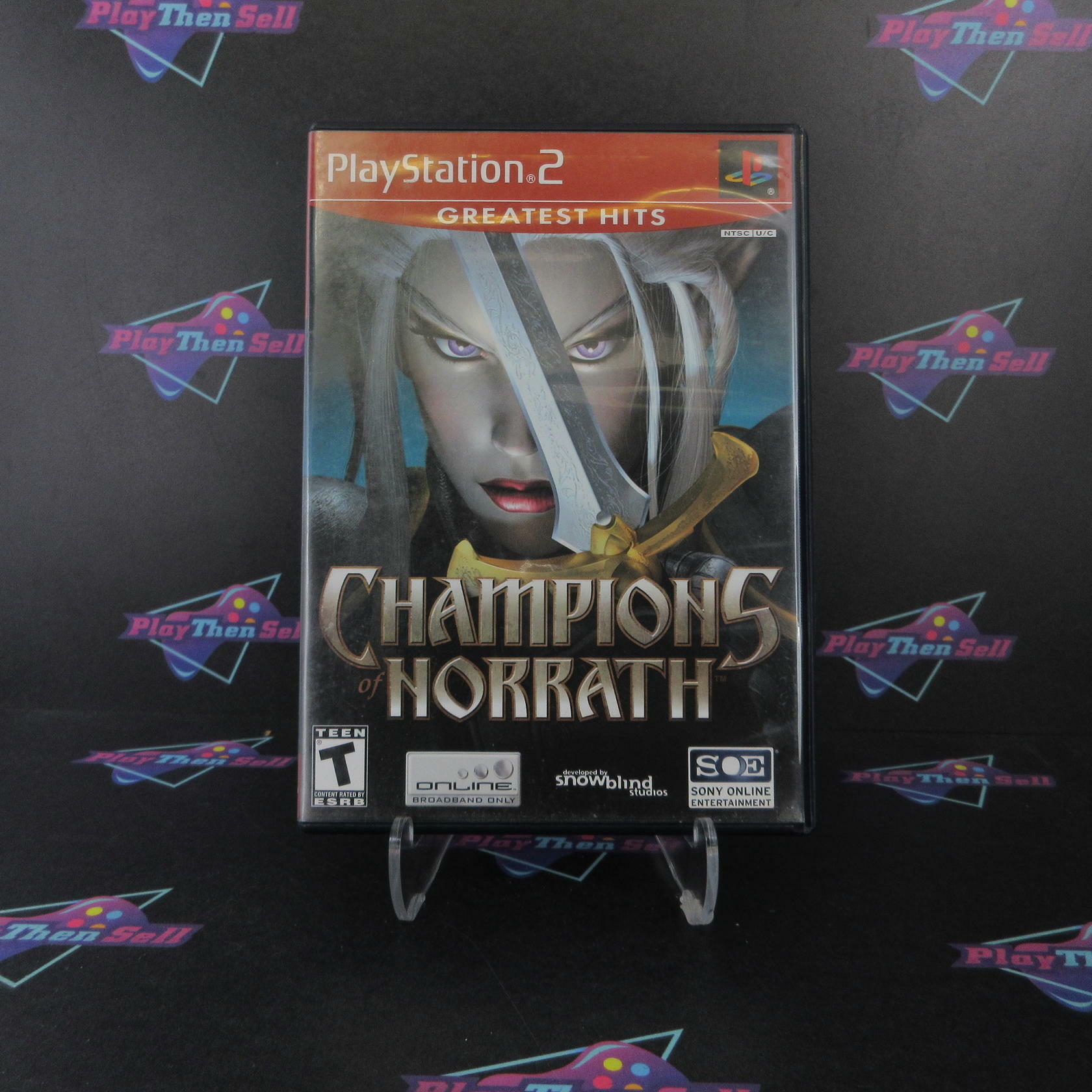 Champions of Norrath GH PS2 PlayStation 2 AD Complete CIB - Very Good