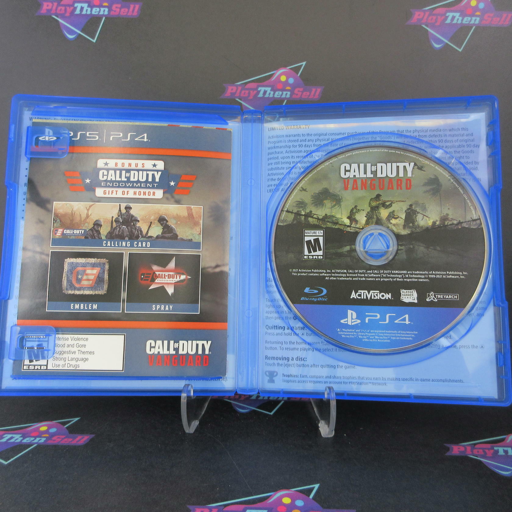 Call of Duty Vanguard PS4 PlayStation 4 AD Complete CIB - Very Good