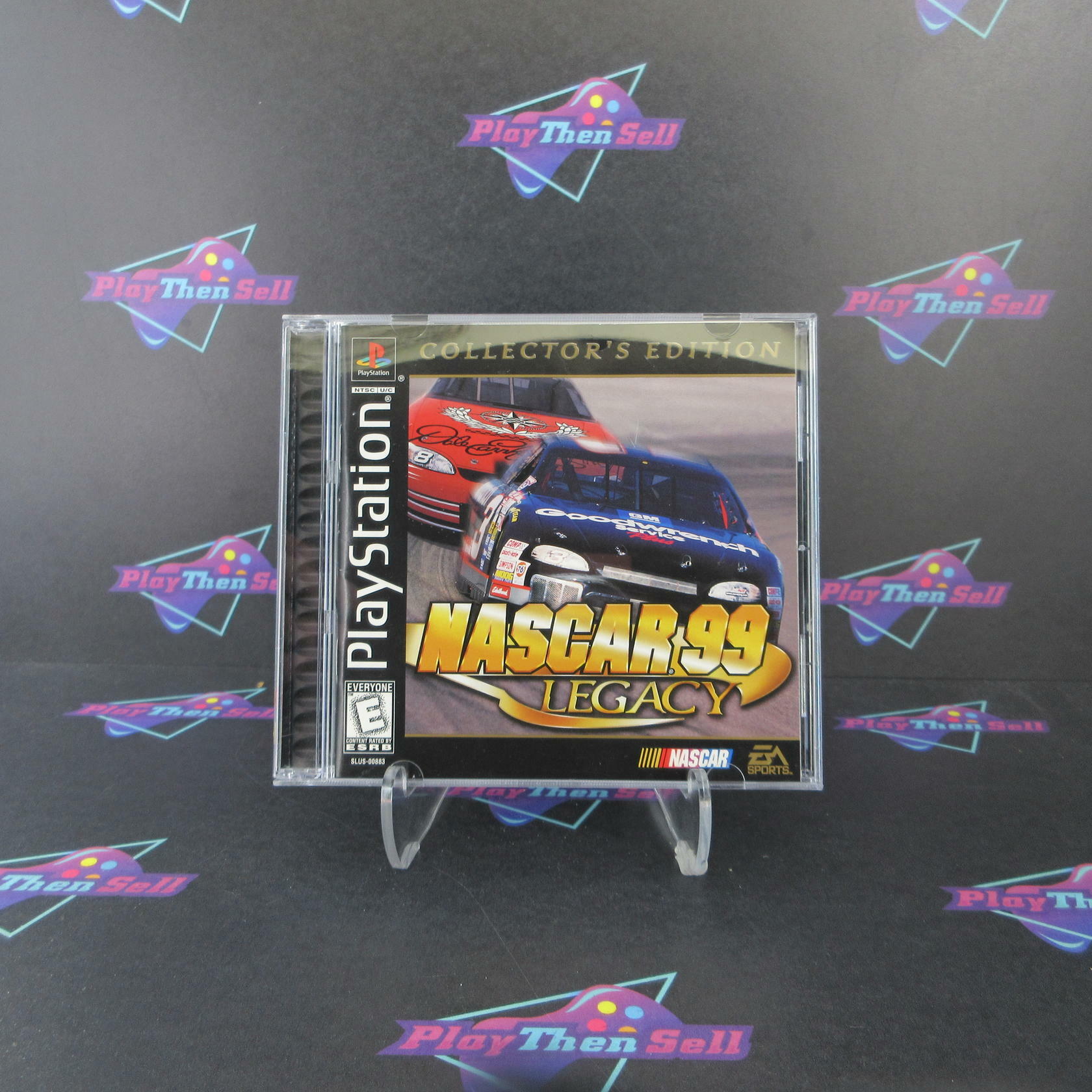 Nascar 99 Legacy Collector's Edition PS1 PlayStation 1 MD/DD + Reg Card CIB - Very Good