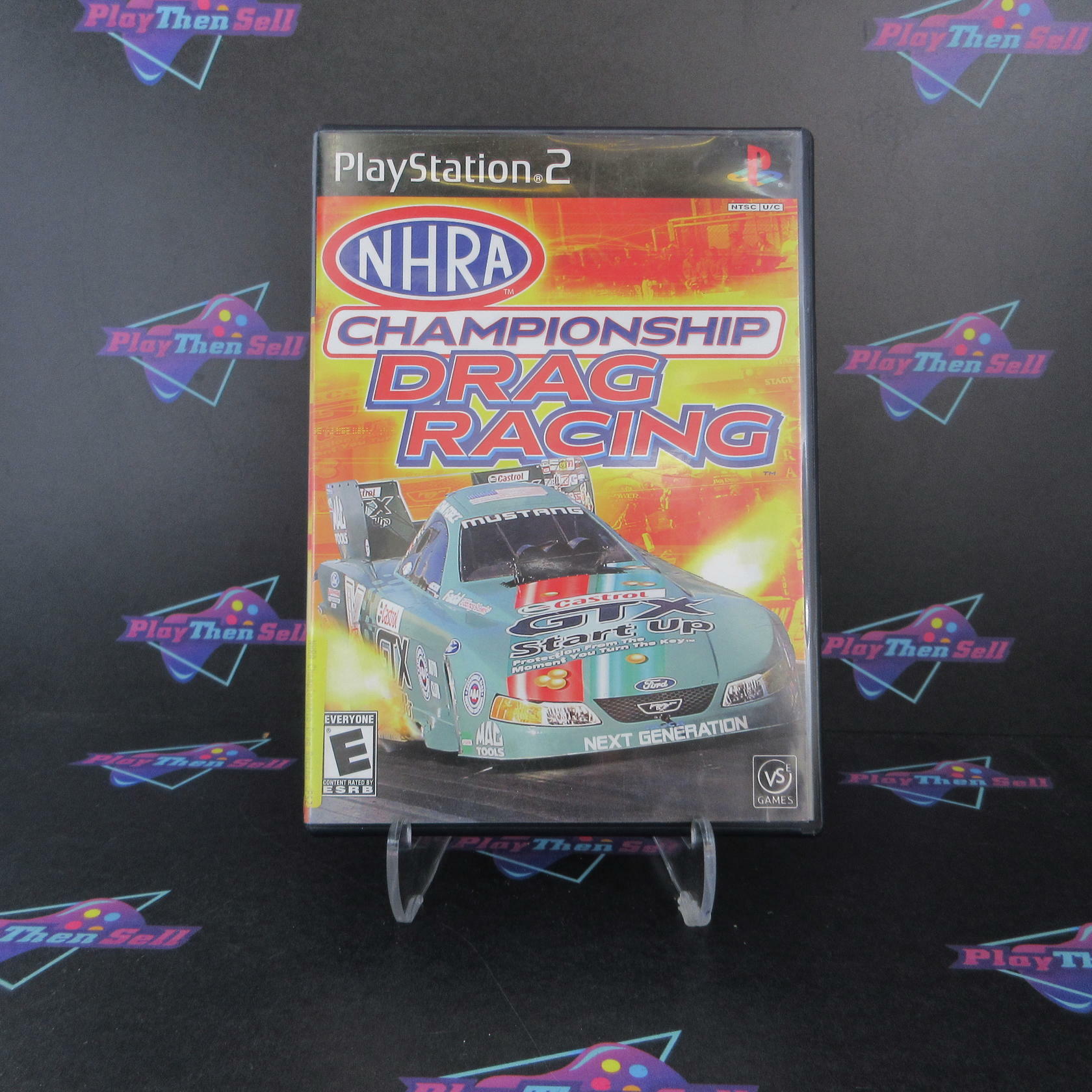 NHRA Championship Drag Racing PS2 PlayStation 2 AD/NM - Very Good