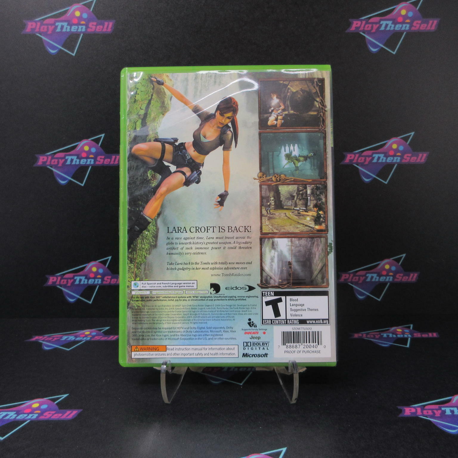 Lara Croft Tomb Raider Legend - Xbox 360 - Complete - Excellent