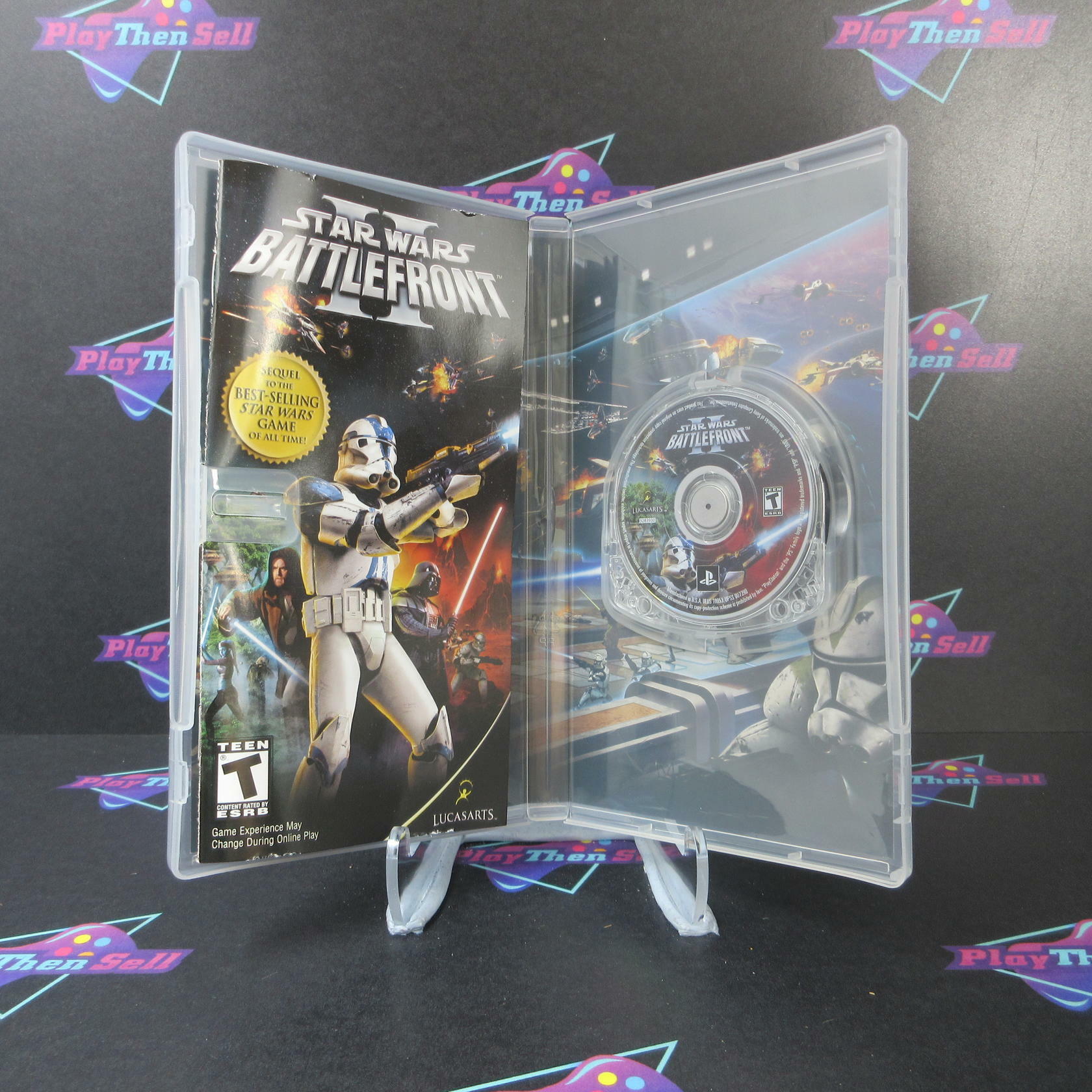 Star Wars Battlefront II Clear UMD Sony PSP Complete - Excellent