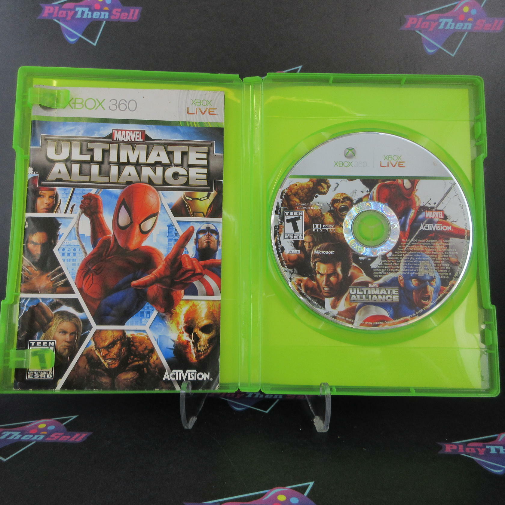Marvel Ultimate Alliance Xbox 360 AD/MD Complete CIB - Very Good