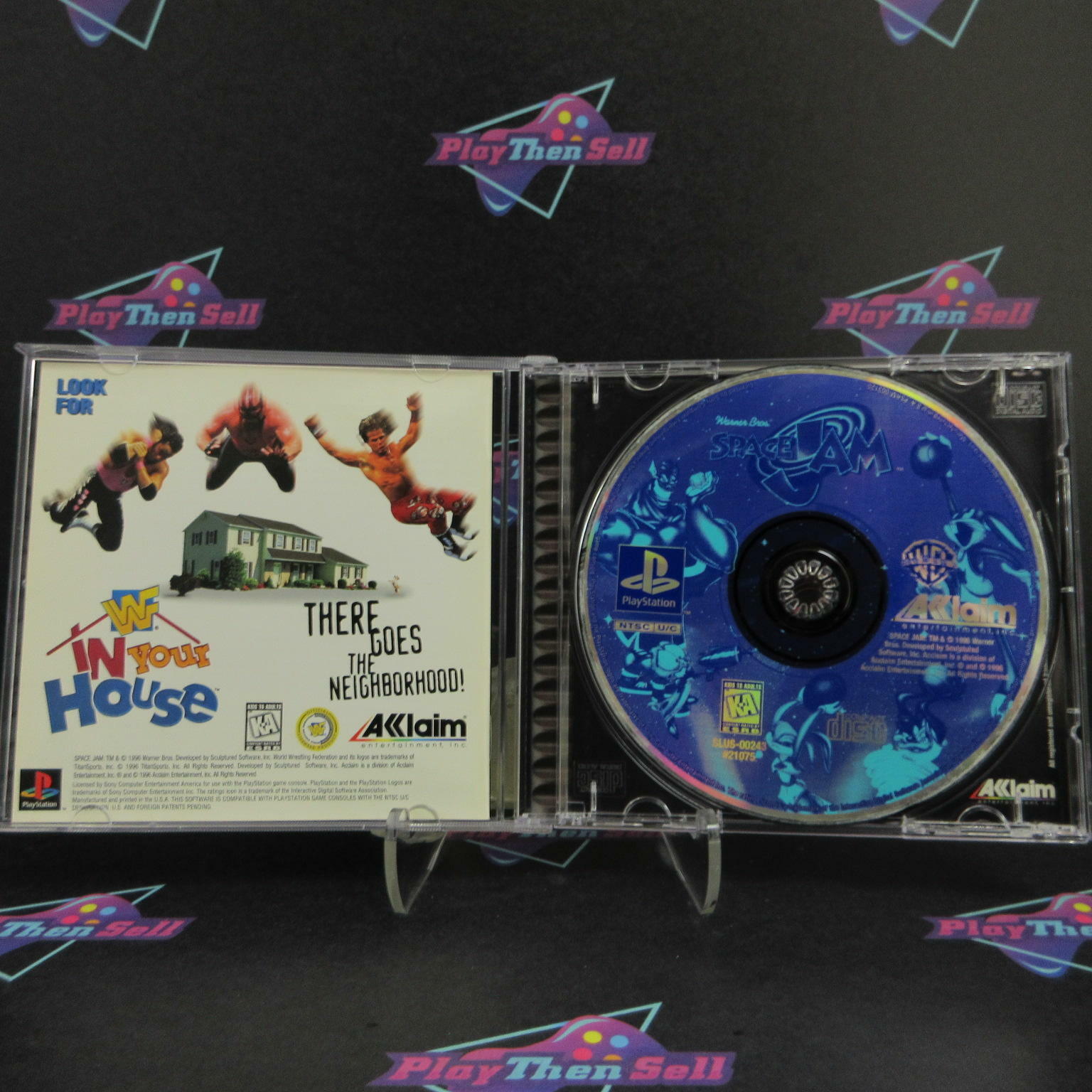 Space Jam PS1 PlayStation 1 + Reg Card - Like New