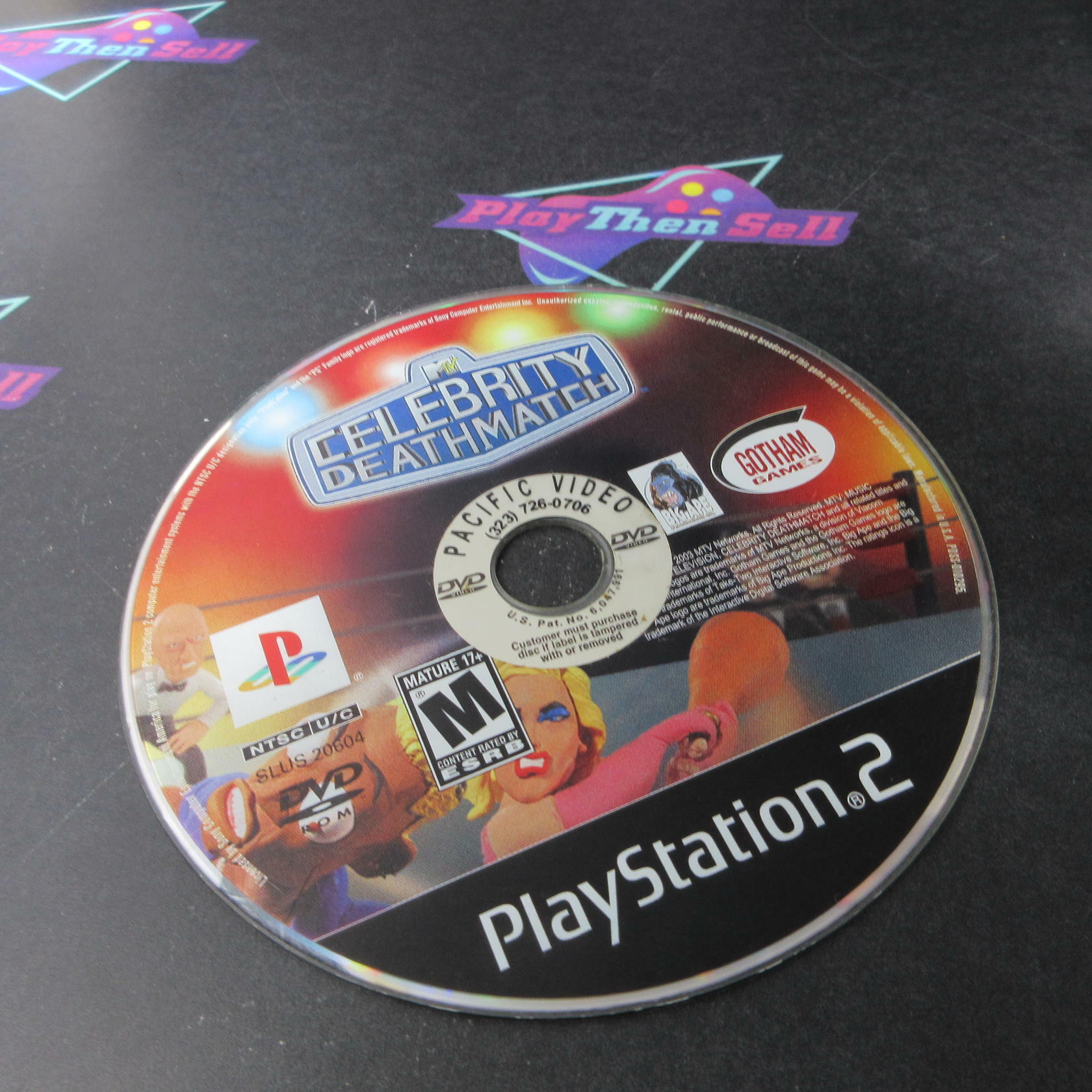 Celebrity Death Match PS2 PlayStation 2 DD/NM - Very Good