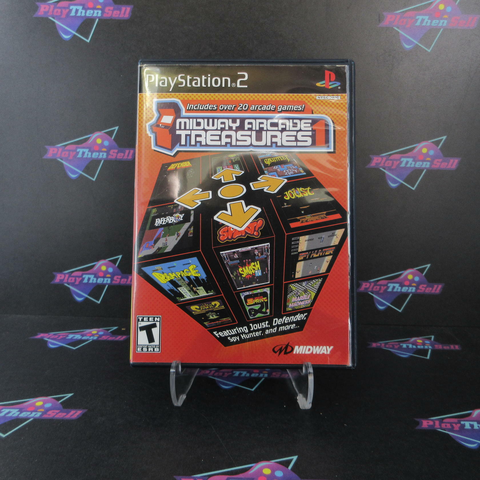 Midway Arcade Treasures 1 PS2 PlayStation 2 AD/NM - Very Good