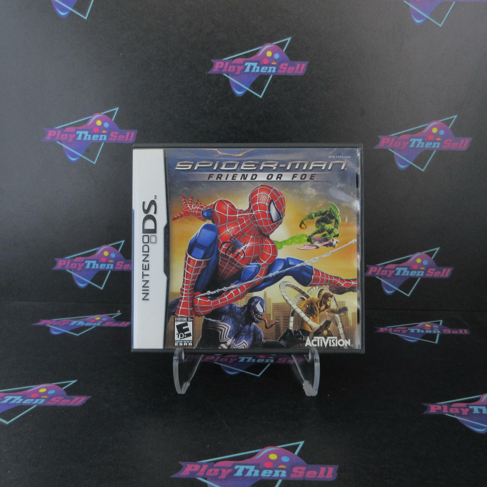 Spiderman Friend or Foe Nintendo DS AD Complete CIB - Very Good