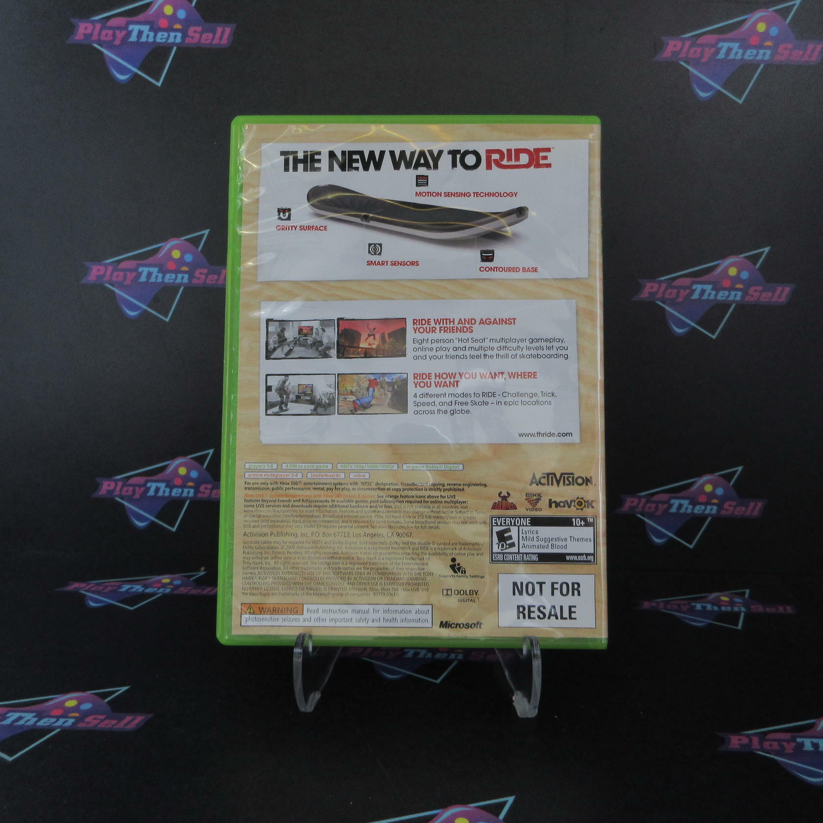 Tony Hawk Ride Xbox 360 AD Complete CIB - Very Good