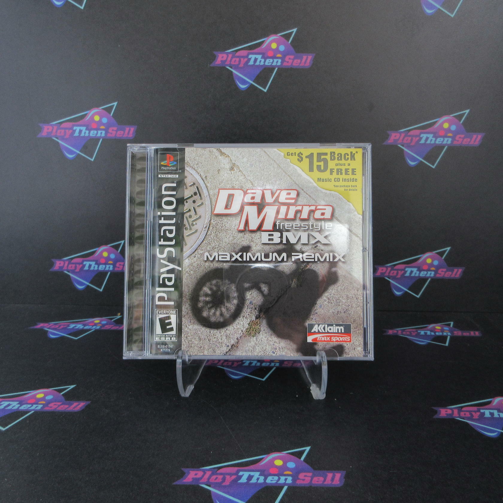 Dave Mirra Freestyle BMX Maximum Remix PS1 PlayStation 1 MD + Reg Complete CIB - Very Good