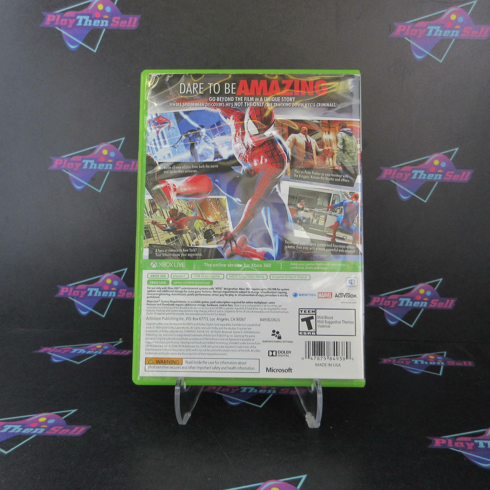 The Amazing Spider-Man 2 Xbox 360 AD/DD Complete CIB - Very Good