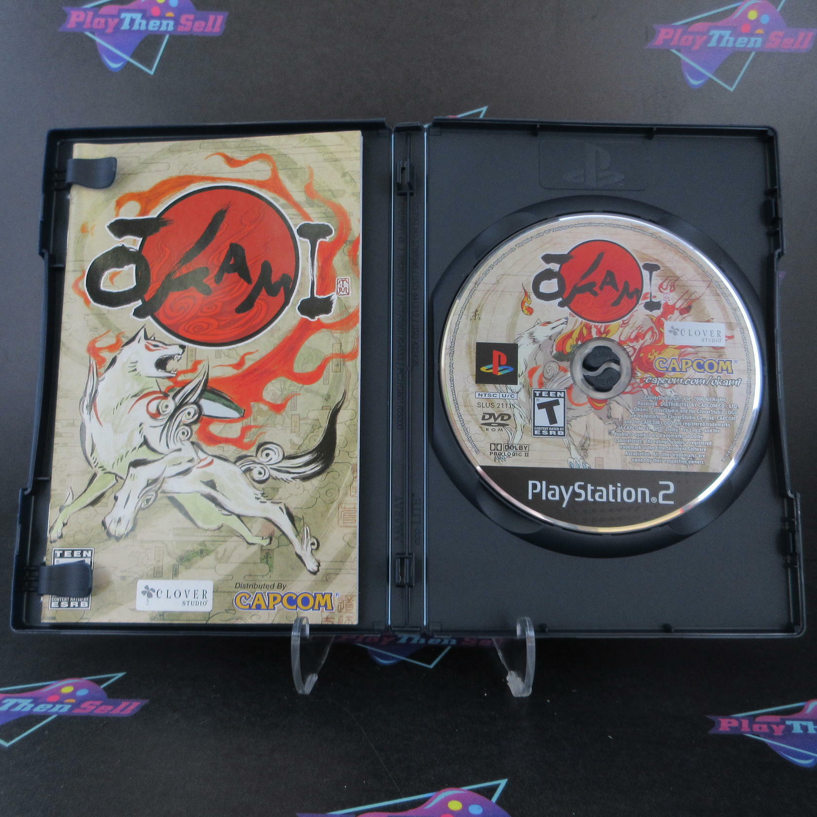 Okami PS2 PlayStation 2 AD Complete CIB - Very Good