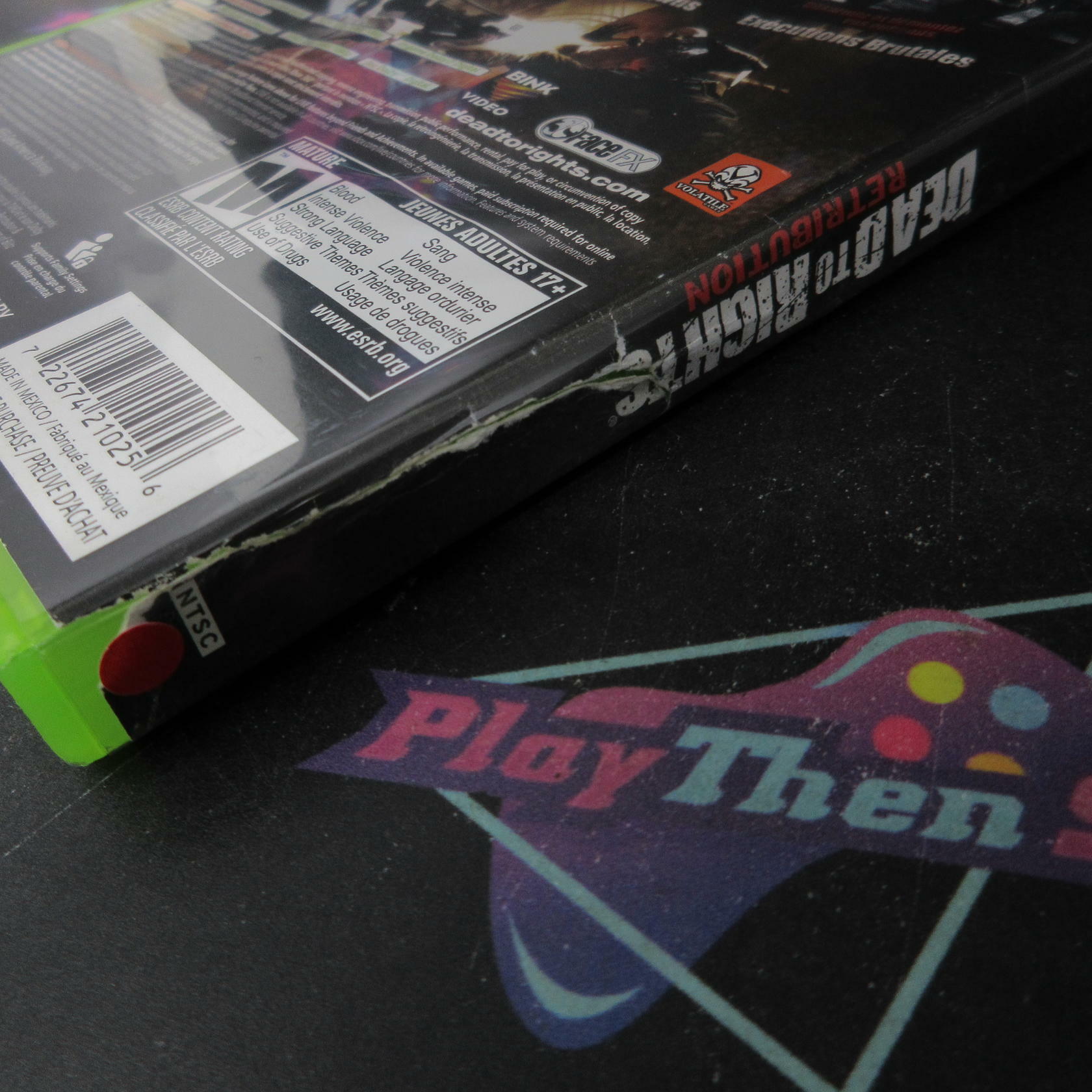 Dead to Rights Retribution Xbox 360 AD Complete CIB - Very Good