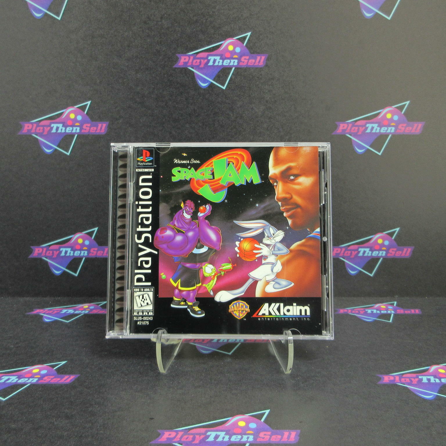 Space Jam PS1 PlayStation 1 + Reg Card - Like New