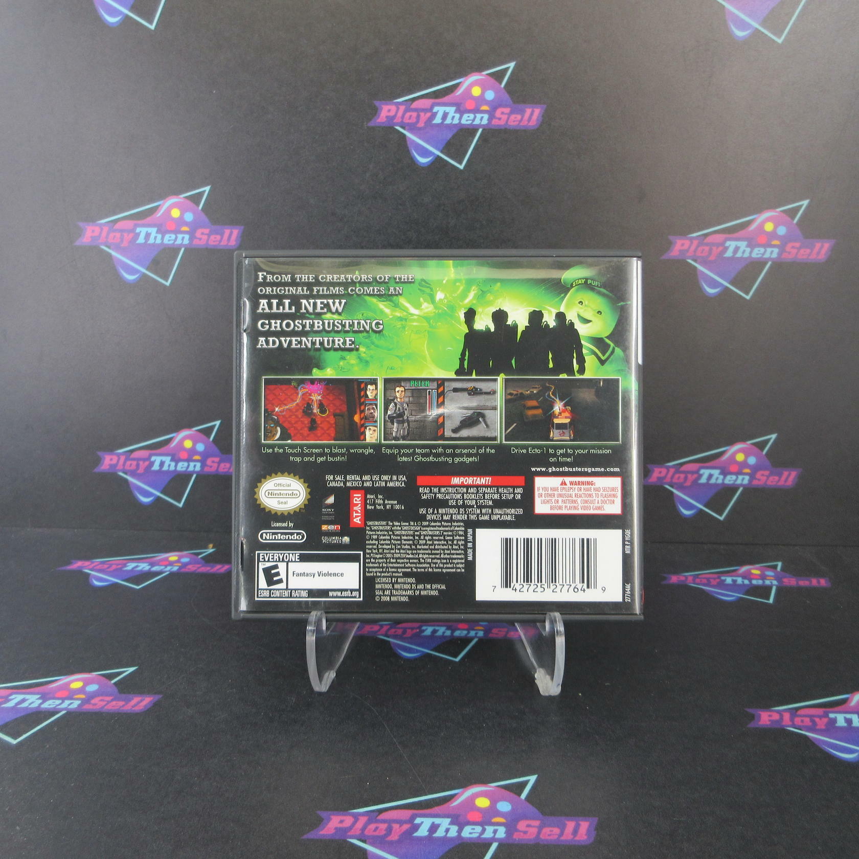 Ghostbusters Nintendo DS AD Complete CIB - Very Good