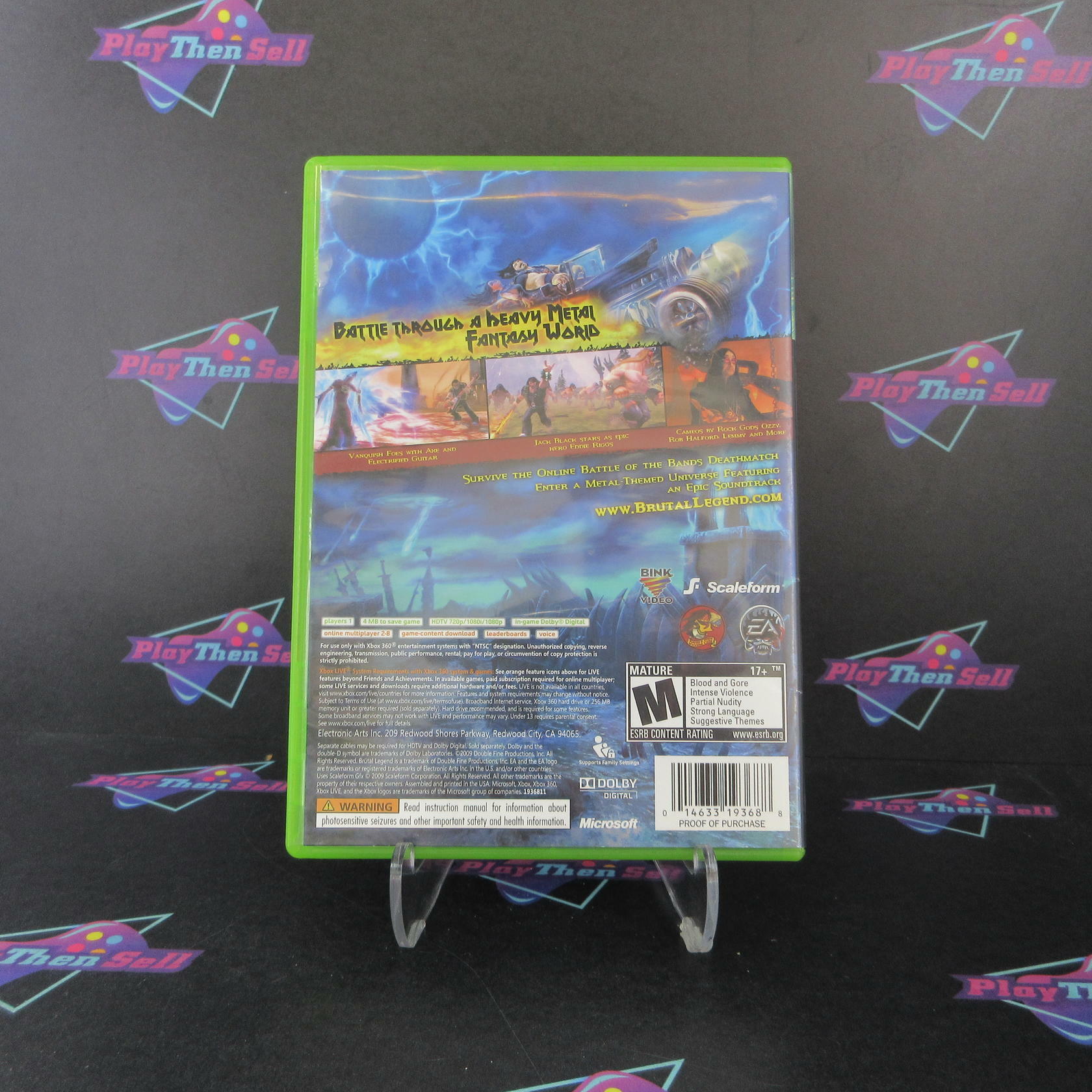 Brutal Legend Xbox 360 DD Complete CIB - Very Good