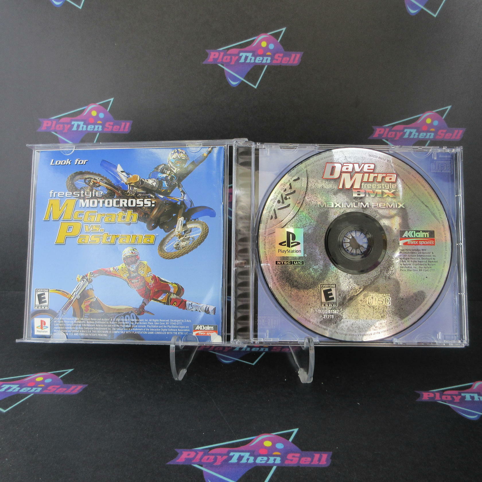 Dave Mirra Freestyle BMX Maximum Remix PS1 PlayStation 1 MD + Reg Complete CIB - Very Good