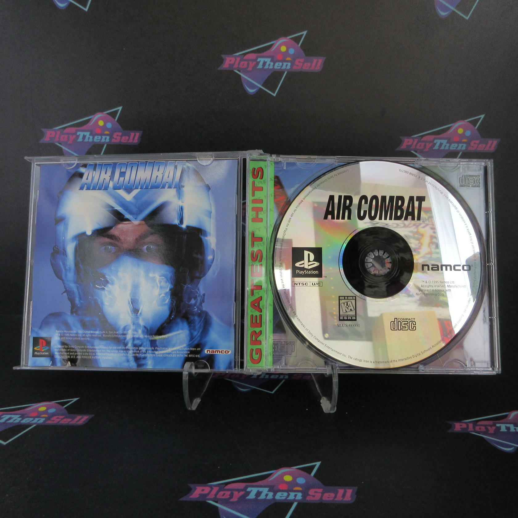 Air Combat GH PS1 PlayStation 1 MD + Reg Card Complete CIB - Very Good