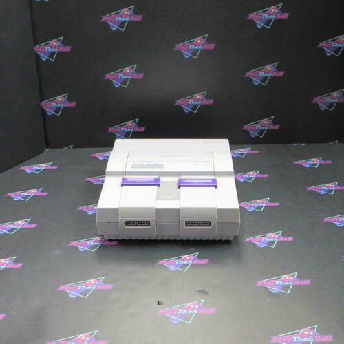 Refurbished Super Nintendo SNES Console System SNS-001 + OEM Controller - Good - Refurbished
