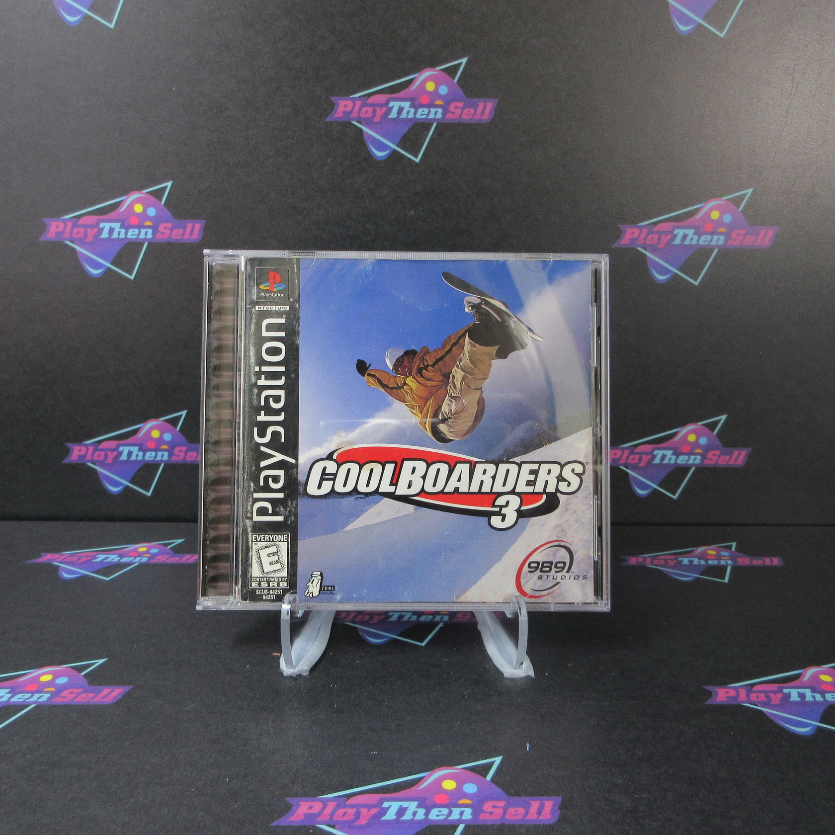 Cool Boarders 3 PS1 PlayStation 1 MD + Reg Card Complete CIB - Very Good
