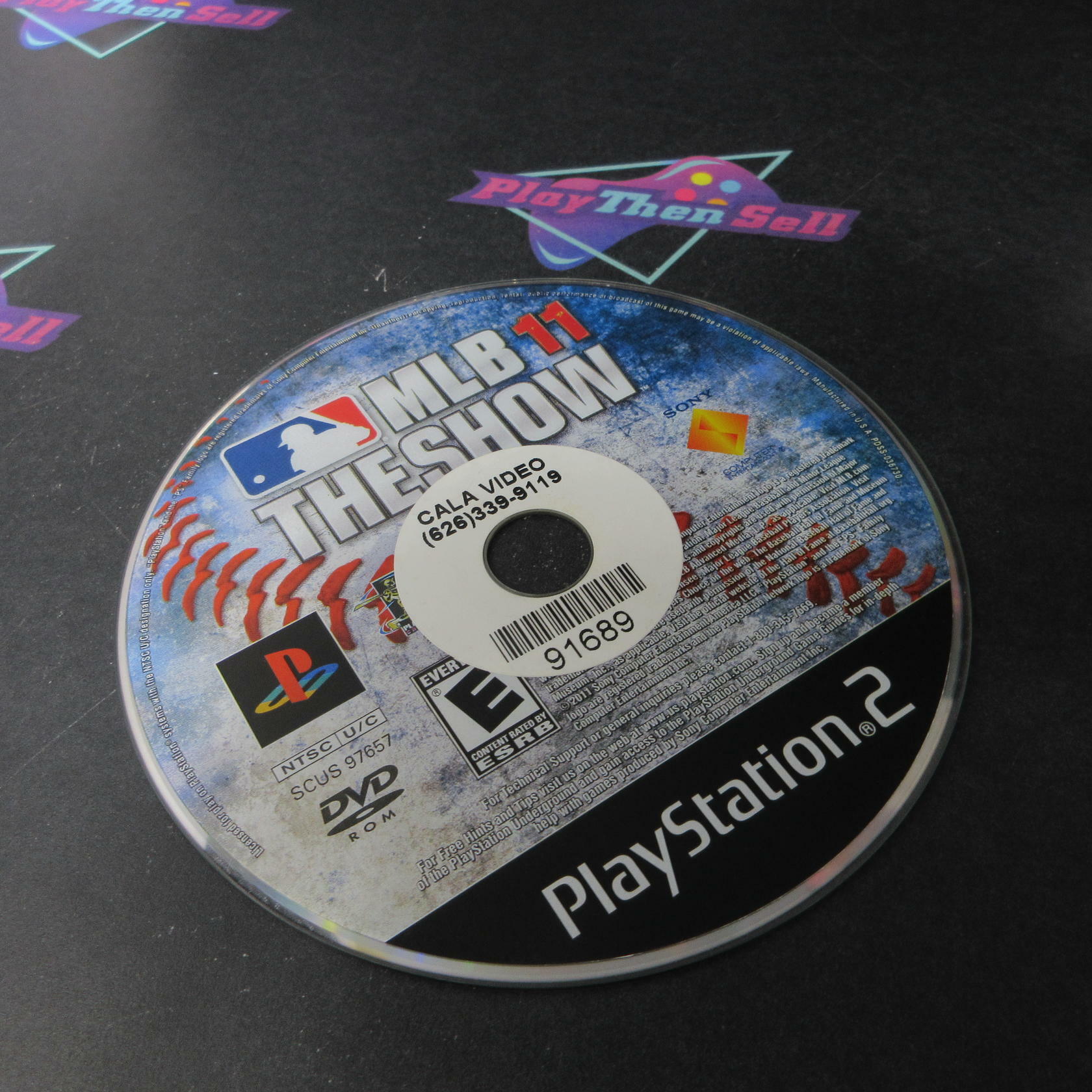 MLB 11 The Show PS2 PlayStation 2 AD/DD Complete CIB - Very Good