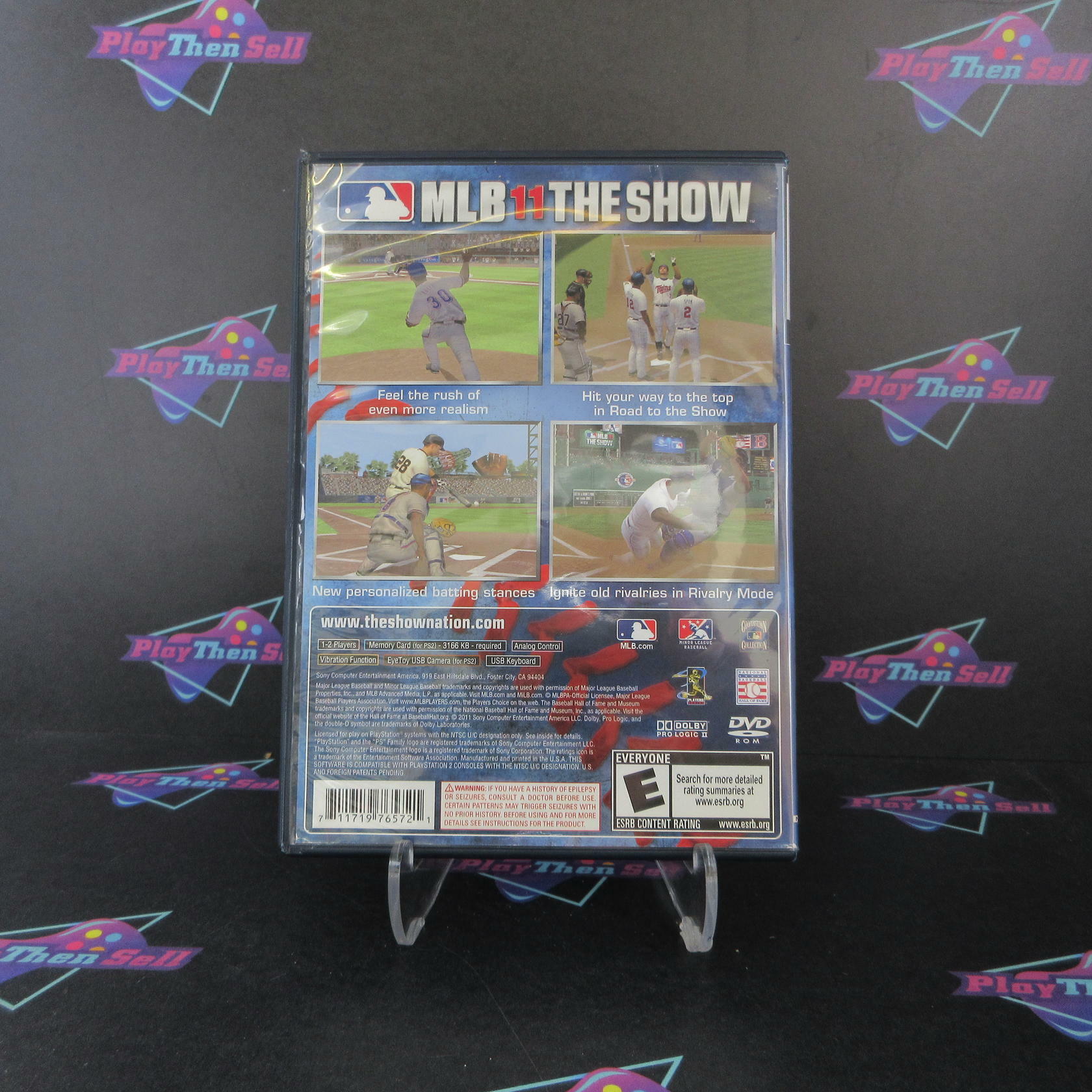 MLB 11 The Show PS2 PlayStation 2 AD/DD Complete CIB - Very Good