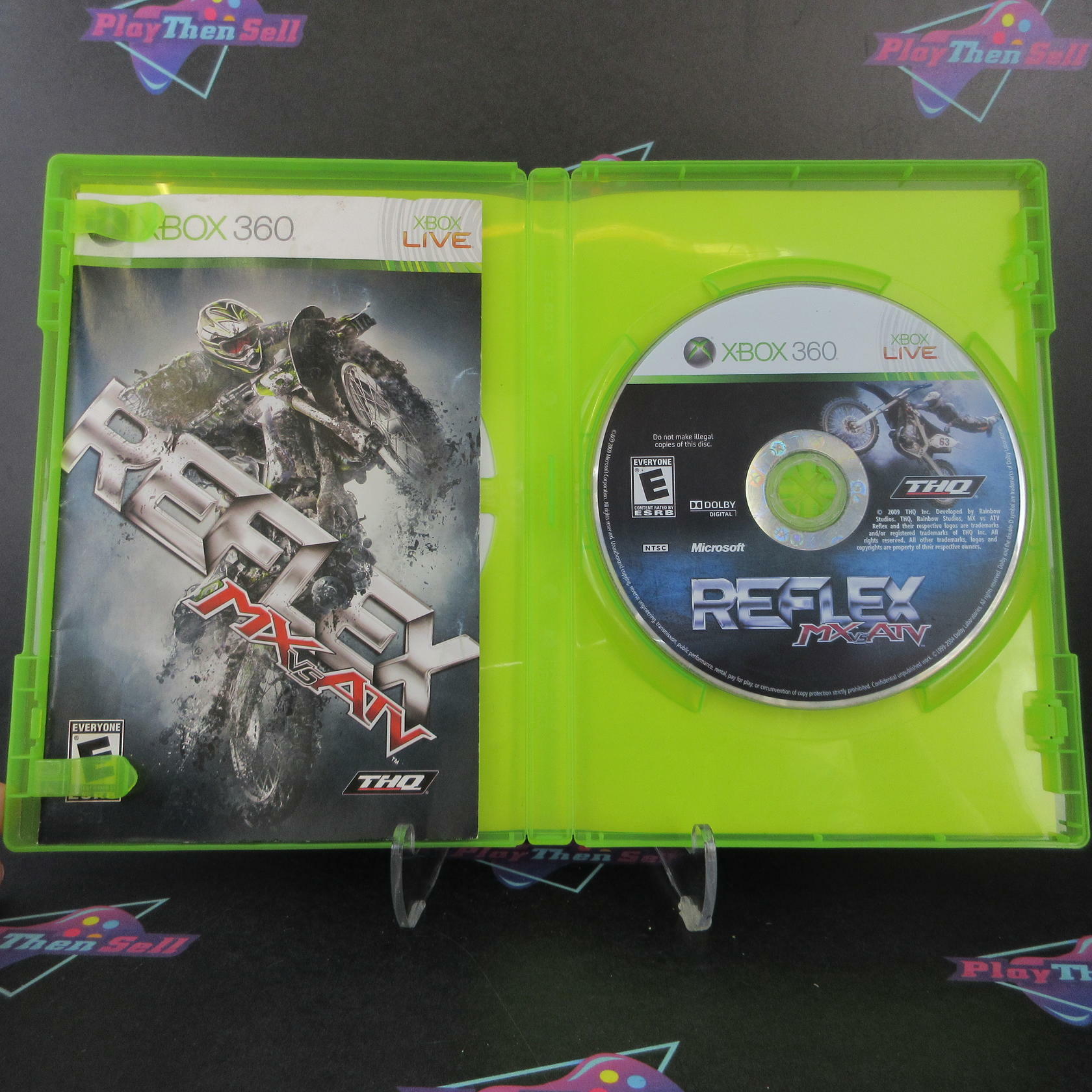 MX vs ATV Reflex Xbox 360 AD/MD Complete CIB - Very Good