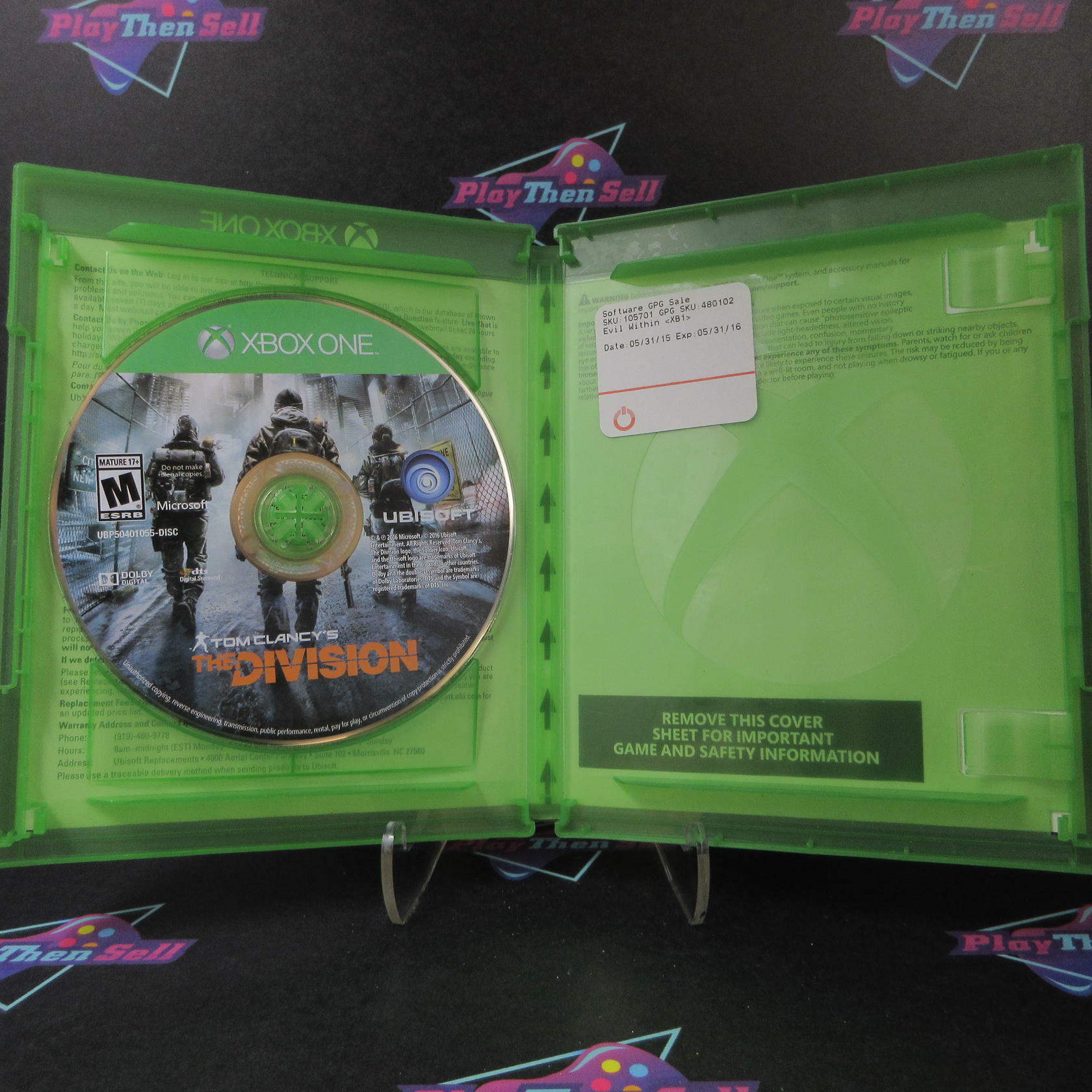 Tom Clancy's The Division Xbox One AD Complete CIB - Very Good